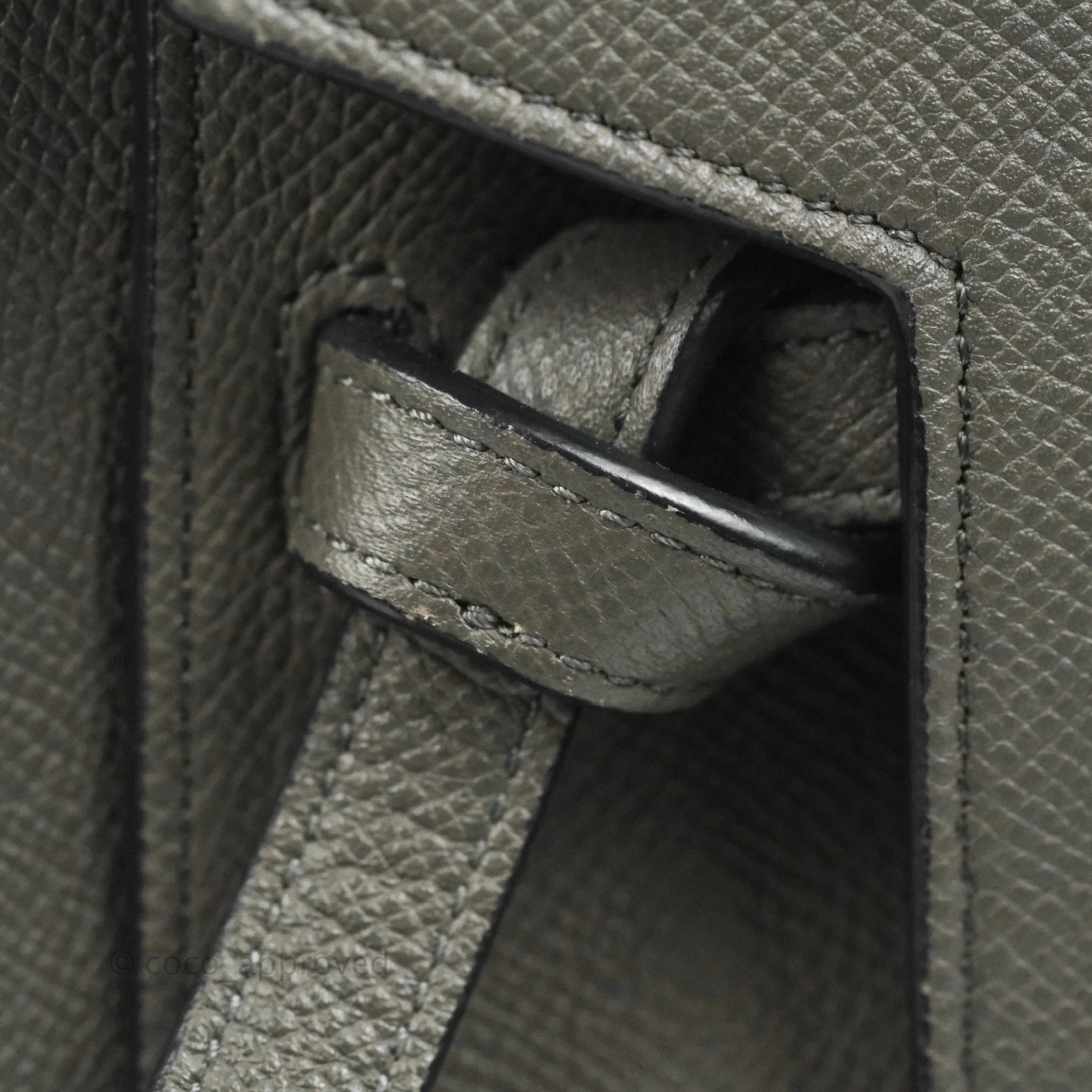 Celine Mini Belt Bag in Grey Grained Calfskin with Gold Hardware - Perfect for Everyday Use, Work & Travel