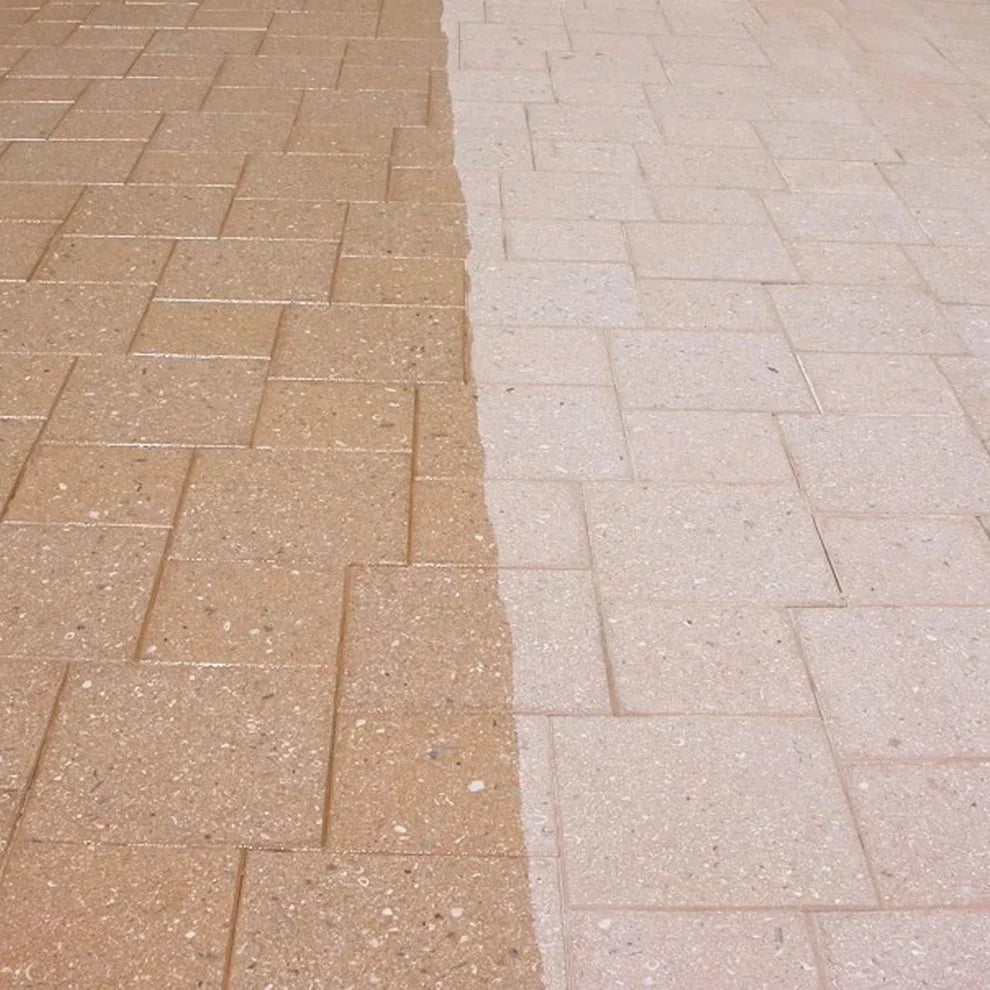 Premium Cobble Coat High Solids - Durable Stone & Concrete Sealer for Driveways, Patios & Walkways | Weatherproof & UV Resistant Protection for Outdoor Surfaces