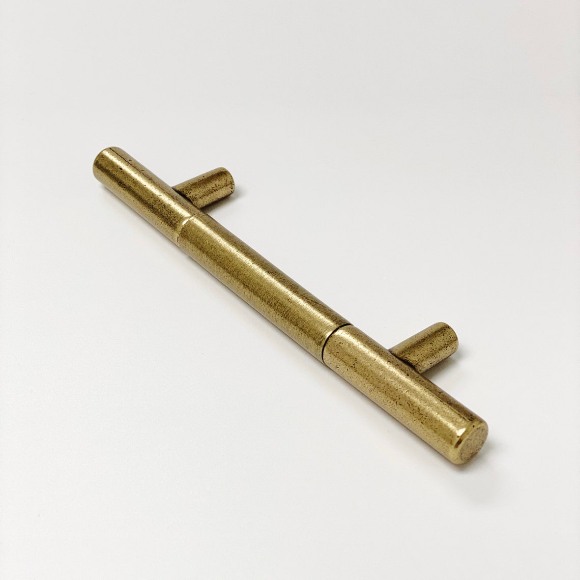 Vintage Brass Cabinet Knobs and Drawer Pulls - Sydney Aged Finish for Kitchen, Bathroom & Furniture Hardware (Set of 10) - Perfect for Home Renovation and DIY Projects