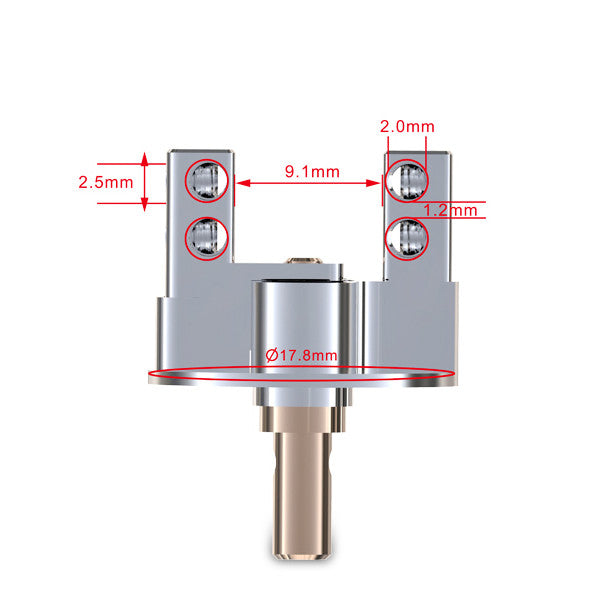 IJOY Tornado T4 Two Post Build Deck RDA - High Performance Rebuildable Dripping Atomizer for Vaping Enthusiasts | Perfect for Cloud Chasing & Flavor Testing