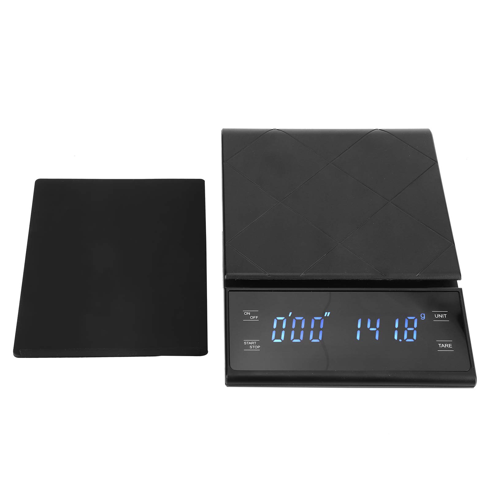 Precision Digital Kitchen Food Scale - 0.1g to 3kg Electronic Coffee Scale with LCD Display & Timer Function, Waterproof for Baking, Cooking, and Coffee Brewing | Perfect for Home Kitchens, Bakeries, and Specialty Coffee Shops