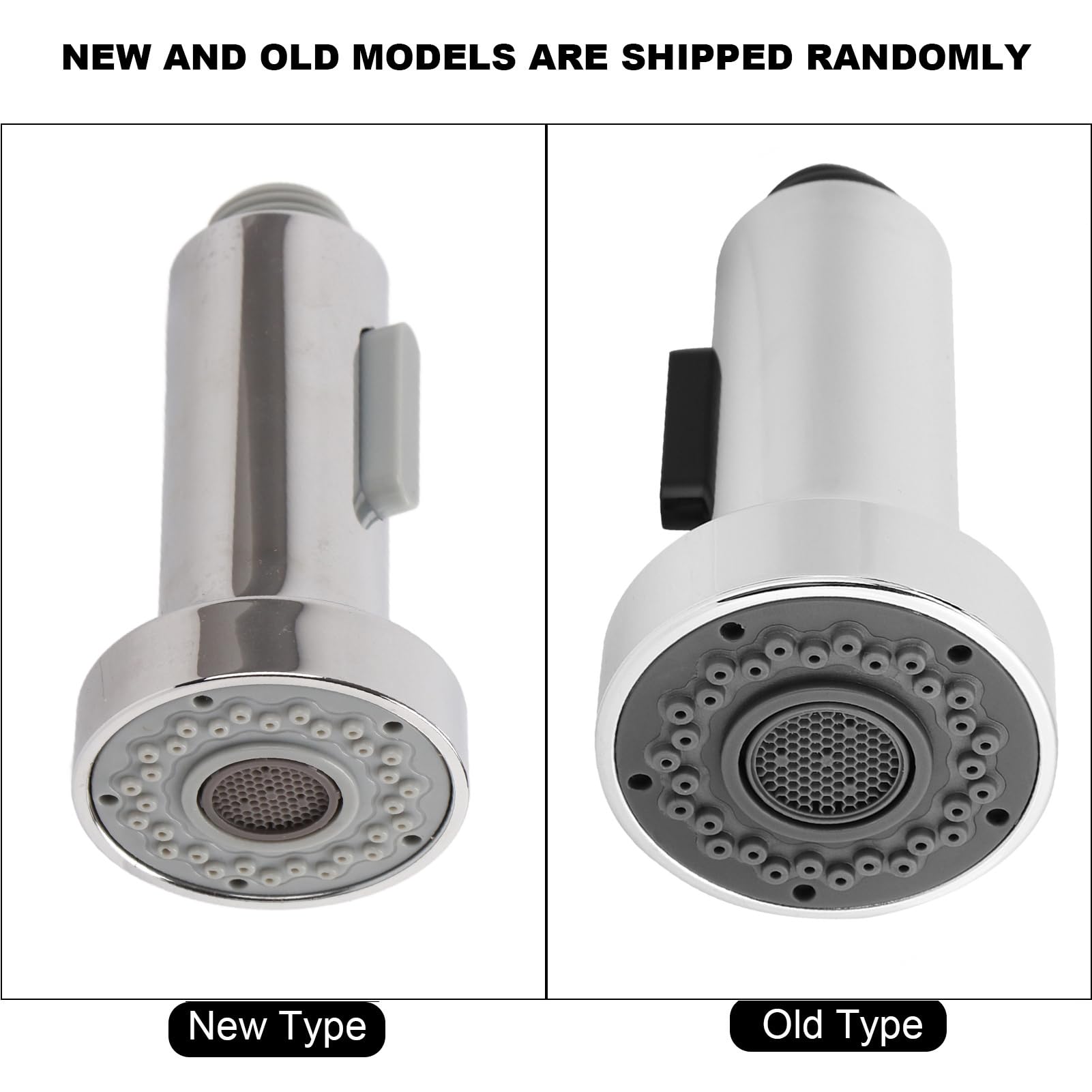 Kitchen Faucet Spray Head Replacement - Pull Down Sink Faucet Sprayer for Kitchen & Bathroom - Durable Tap Replacement Heads - Perfect for Washing Dishes, Cleaning Vegetables & Bathroom Sink Use