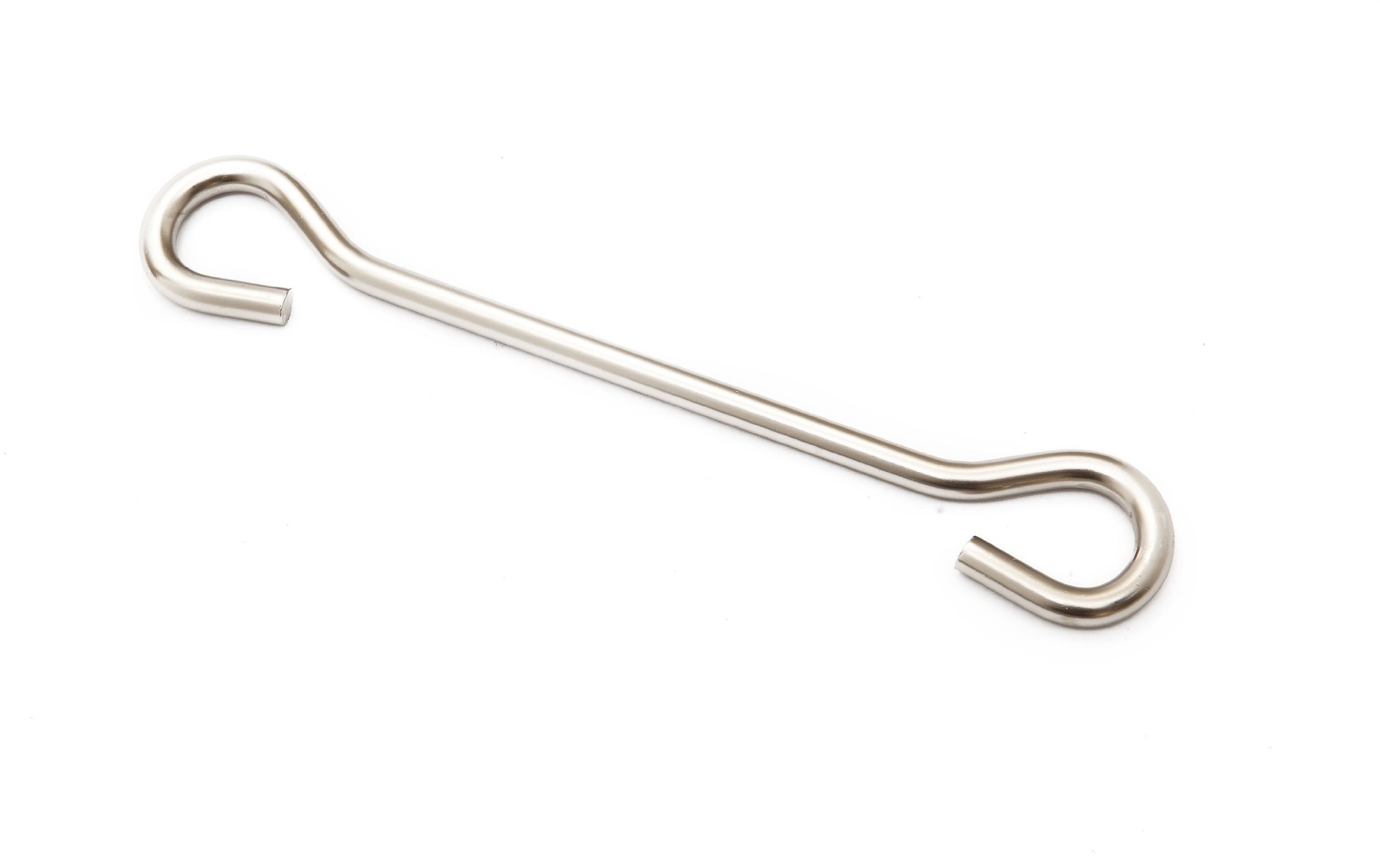 Old Dutch Pot Rack Extension Hooks - Satin Nickel Finish - Set of 2 - Perfect for Kitchen Organization & Hanging Cookware