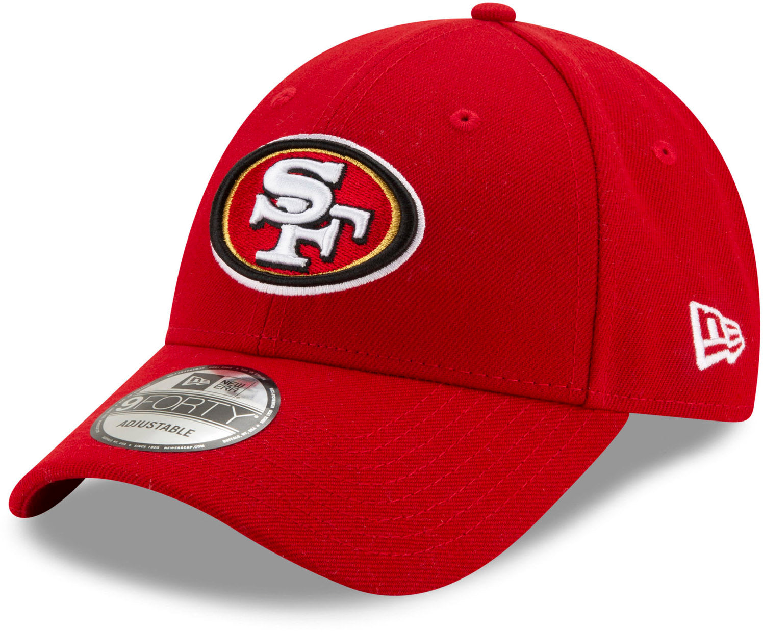 San Francisco 49ers New Era 9Forty Adjustable Snapback Cap - Official NFL Team Logo Hat for Men & Women - Perfect for Football Games, Tailgating & Sports Fan Gifts