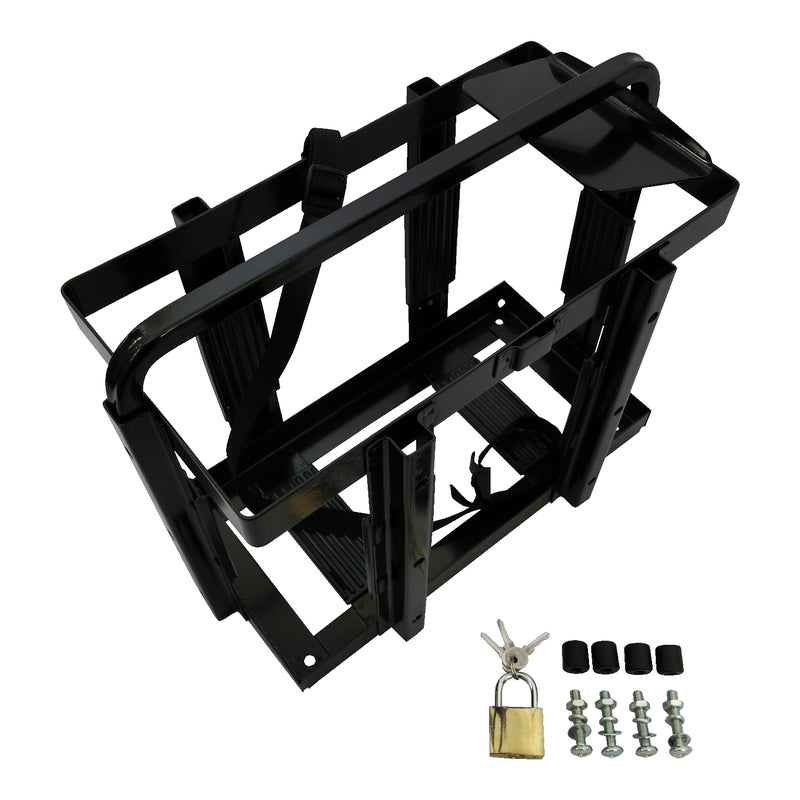 20L Metal Jerry Can Holder - Heavy Duty Fuel & Diesel Carrier with Anti-Siphon Design (JCH1020D) - Perfect for Off-Road Vehicles, Emergency Preparedness & Outdoor Adventures