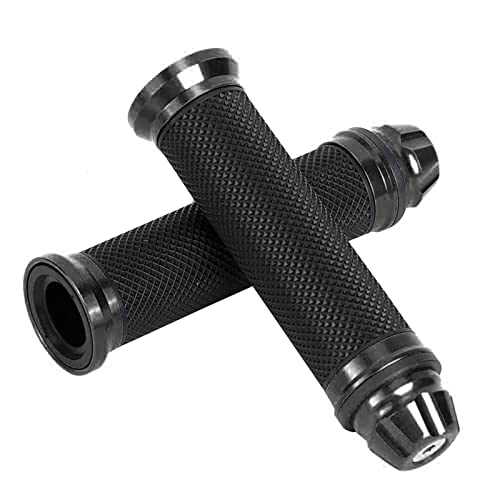 Keenso CNC Aluminum Motorcycle Handlebar Grips - 7/8