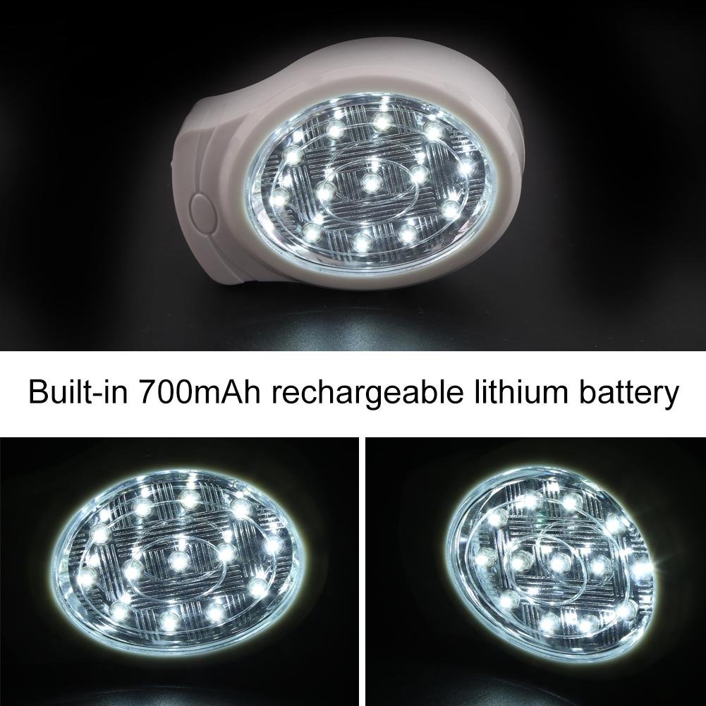 Yosoo 13 LED Rechargeable Emergency Light - Auto On During Power Outage - Bright Home Safety Lamp for Blackouts, Storms & Nighttime Use (#1)