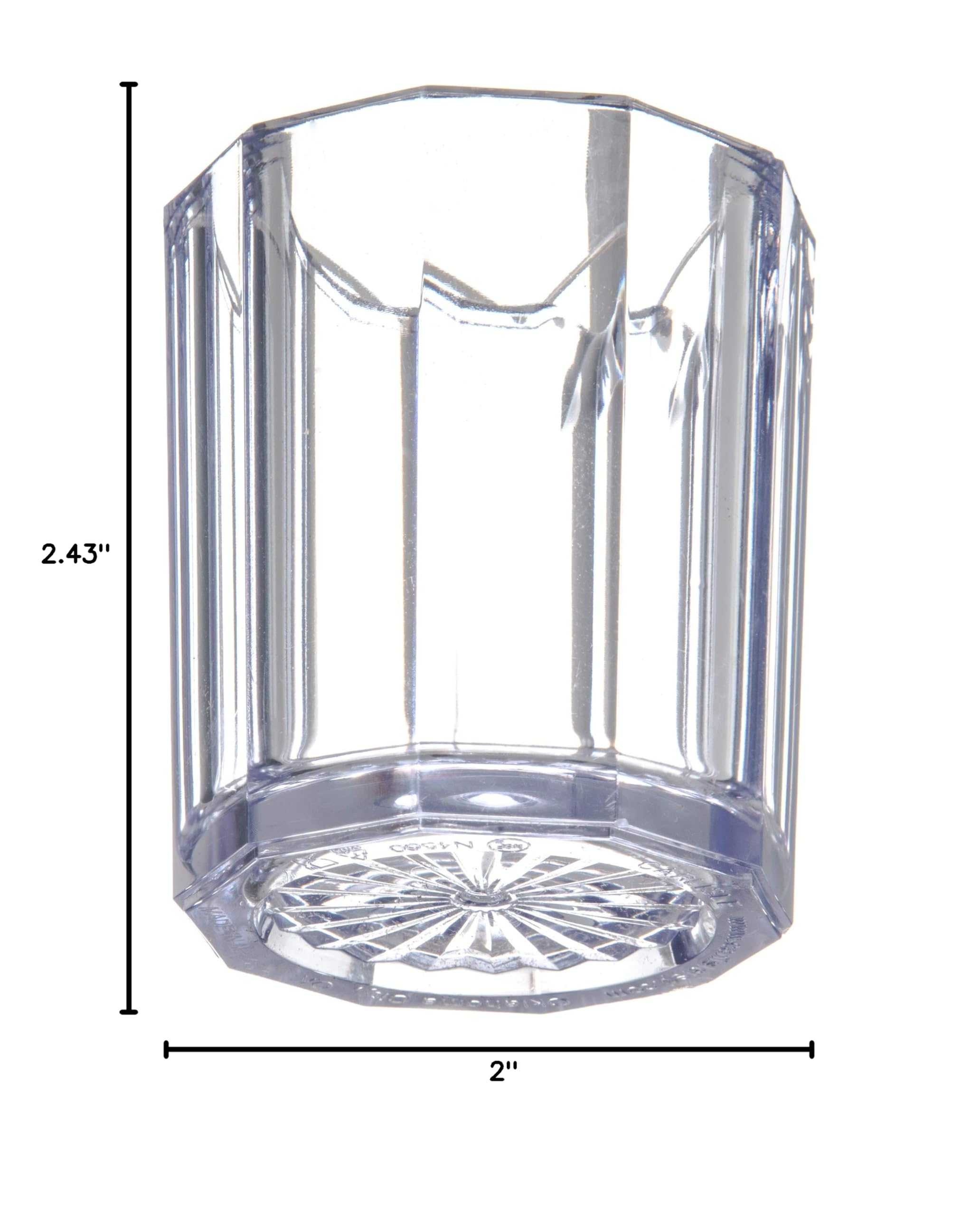 Carlisle FoodService Products 2.1 oz Clear Plastic Syrup Pitcher & Creamer Pitcher - Durable Kitchen, Home & Restaurant Use for Coffee, Tea, Pancakes & Desserts
