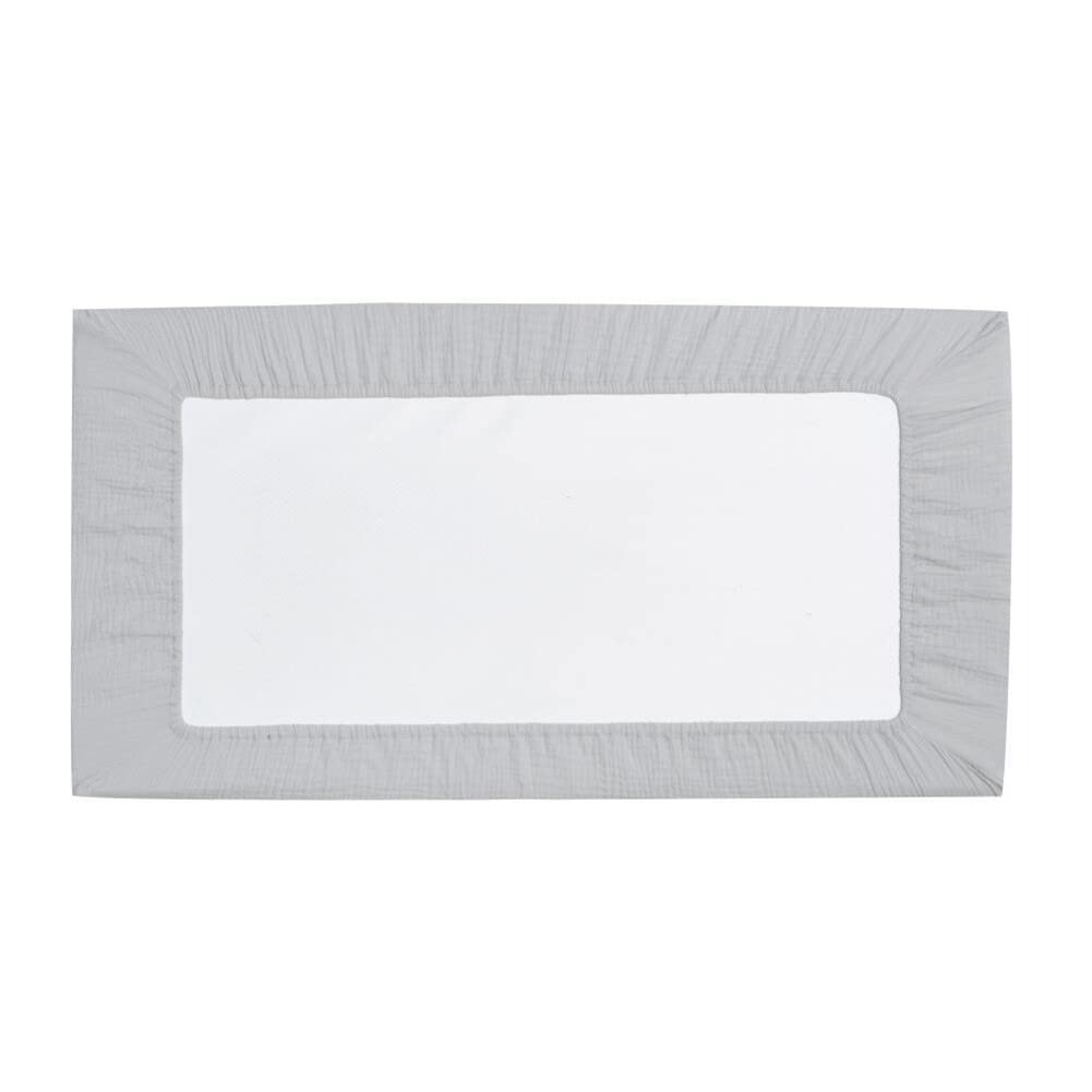 Soft & Breathable Changing Pad Cover for Baby Girls & Boys - Removable Solid Color Diaper Changing Table Pad Cover - Perfect for Nursery, Daycare & Travel