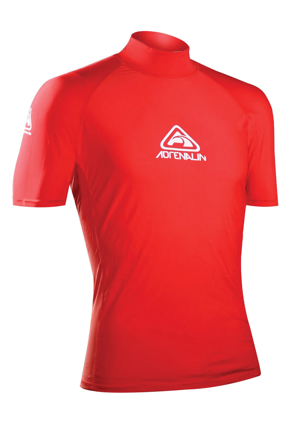 Adrenalin Adult High Visibility Short Sleeve Rash Guard - UPF 50+ Sun Protection for Surfing, Swimming & Water Sports
