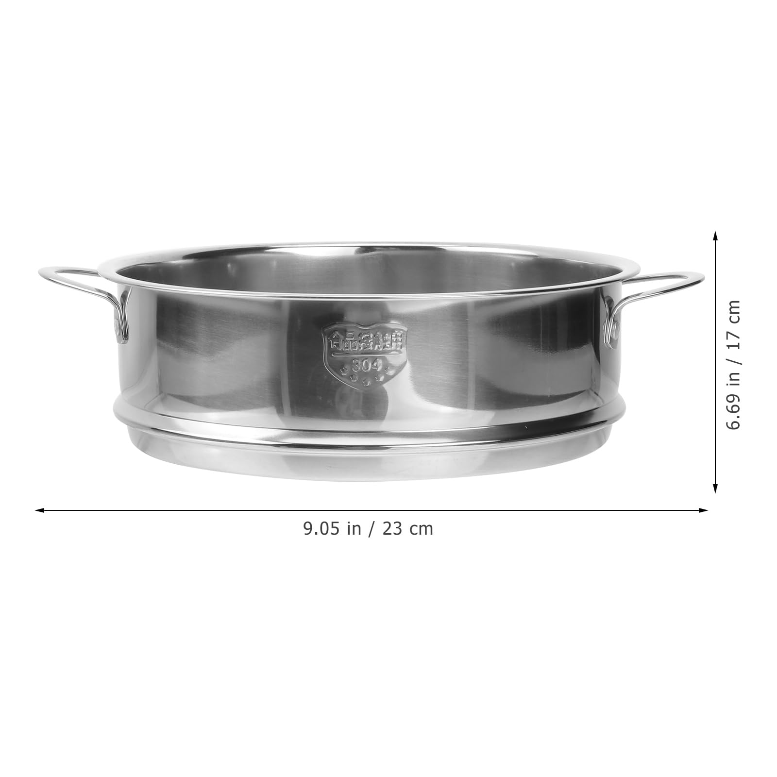 Operitacx Stainless Steel Steamer Basket with Handles - Stackable Steamer Pot Basket with Lid for Dumplings, Vegetables & Buns | Perfect for Asian Cooking, Healthy Meal Prep & Kitchen Use