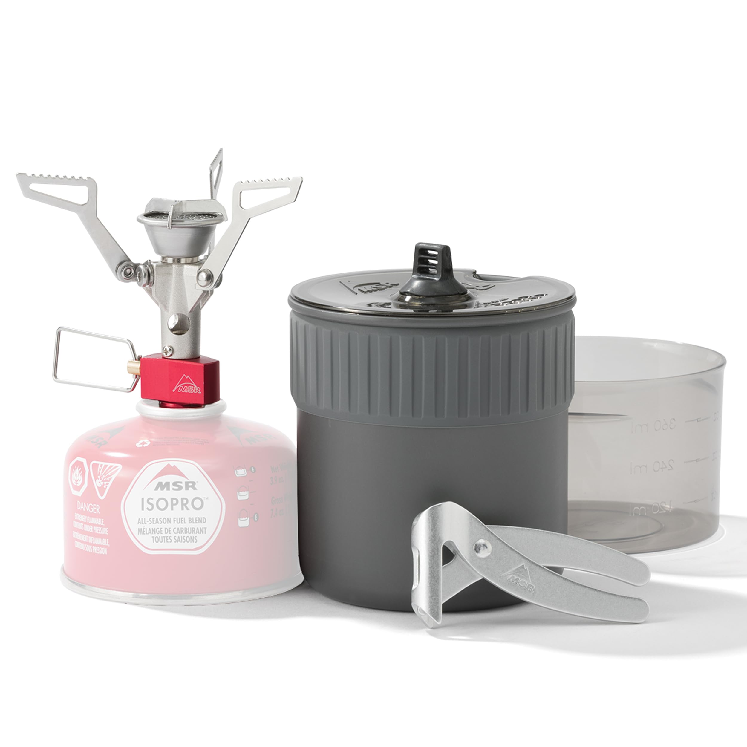 MSR PocketRocket 2 Ultralight Backpacking Stove Kit - Compact Camping Stove for Hiking, Travel & Outdoor Cooking | Perfect for Solo Adventures & Emergency Preparedness