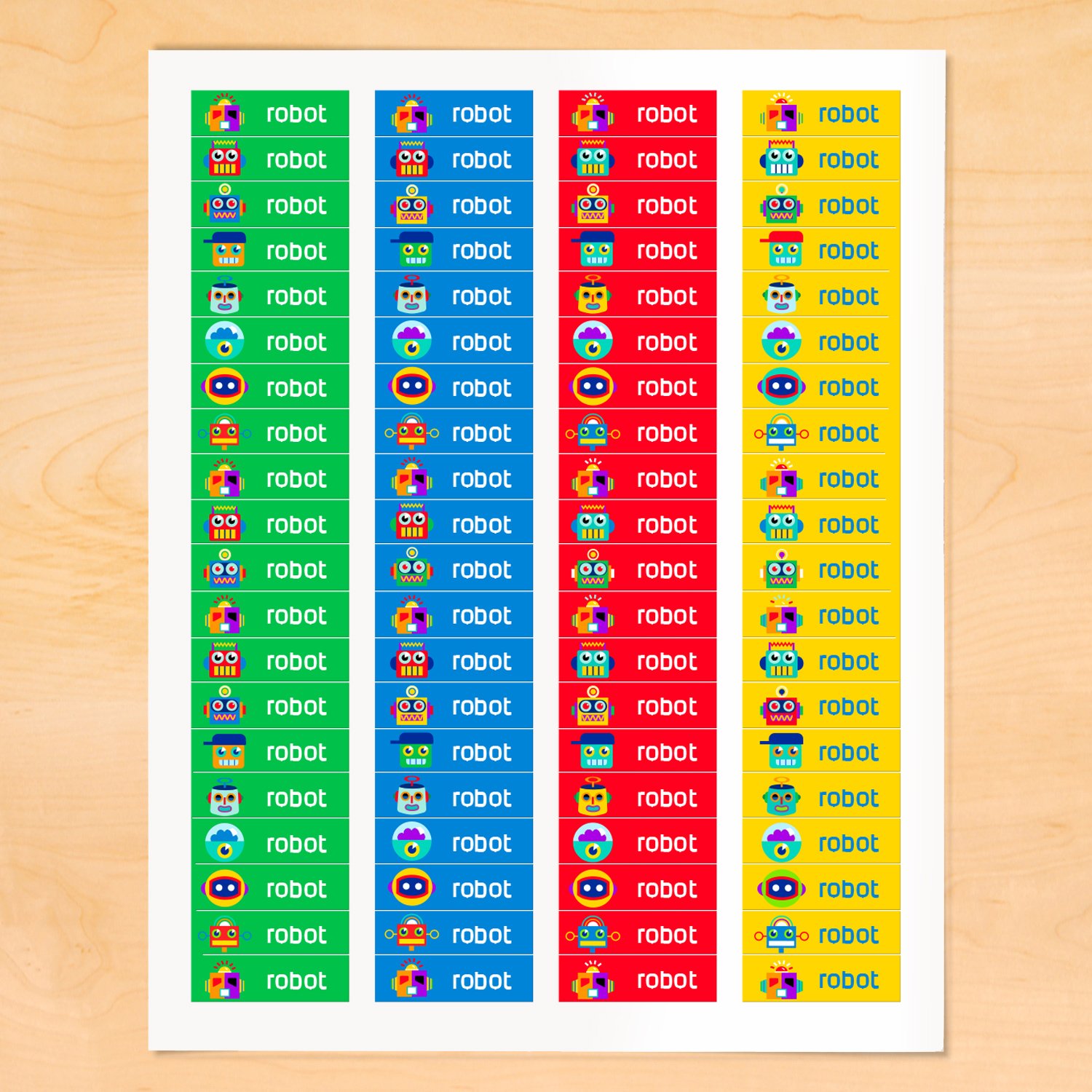 Custom Waterproof Name Labels for Kids - Personalized Mini Stickers for School Supplies, Lunch Boxes & Bottles | Durable & Washable for Daycare, Camp & Home Organization