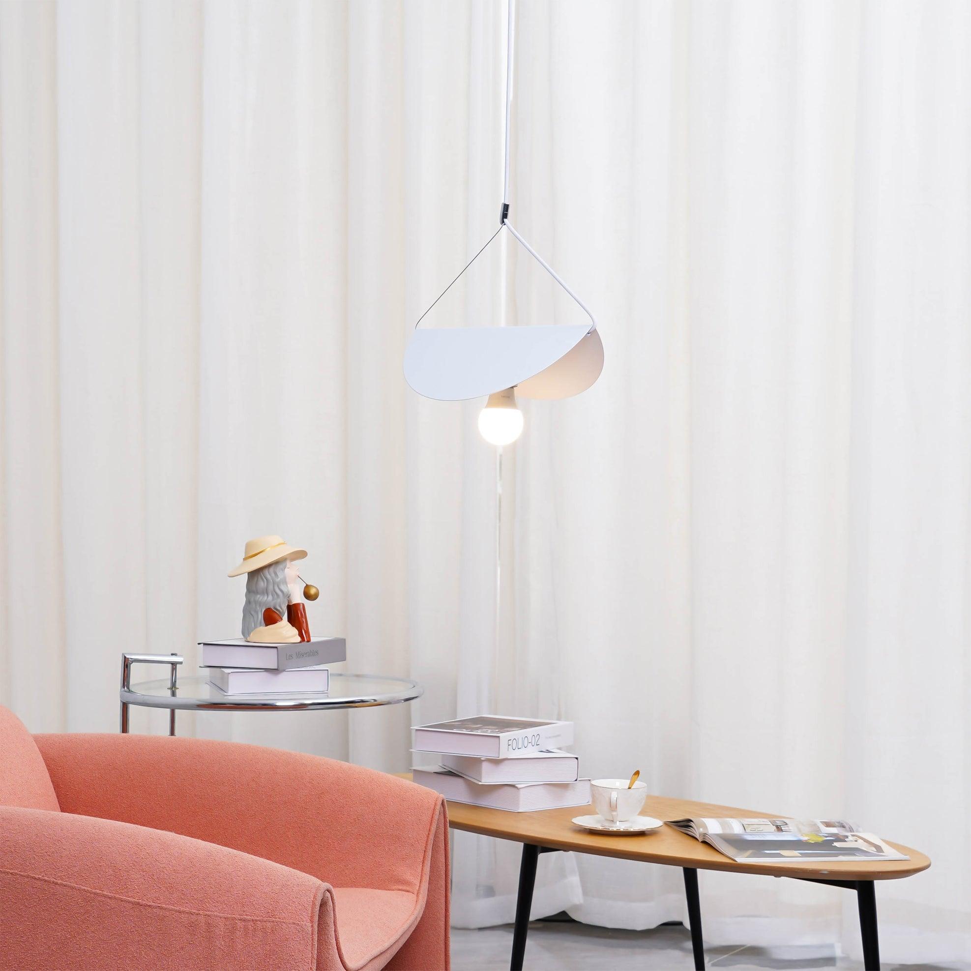 Modern Glider Pendant Light - Sleek Hanging Fixture for Kitchen Island, Dining Room & Bedroom - Adjustable Height LED Chandelier with Industrial Design