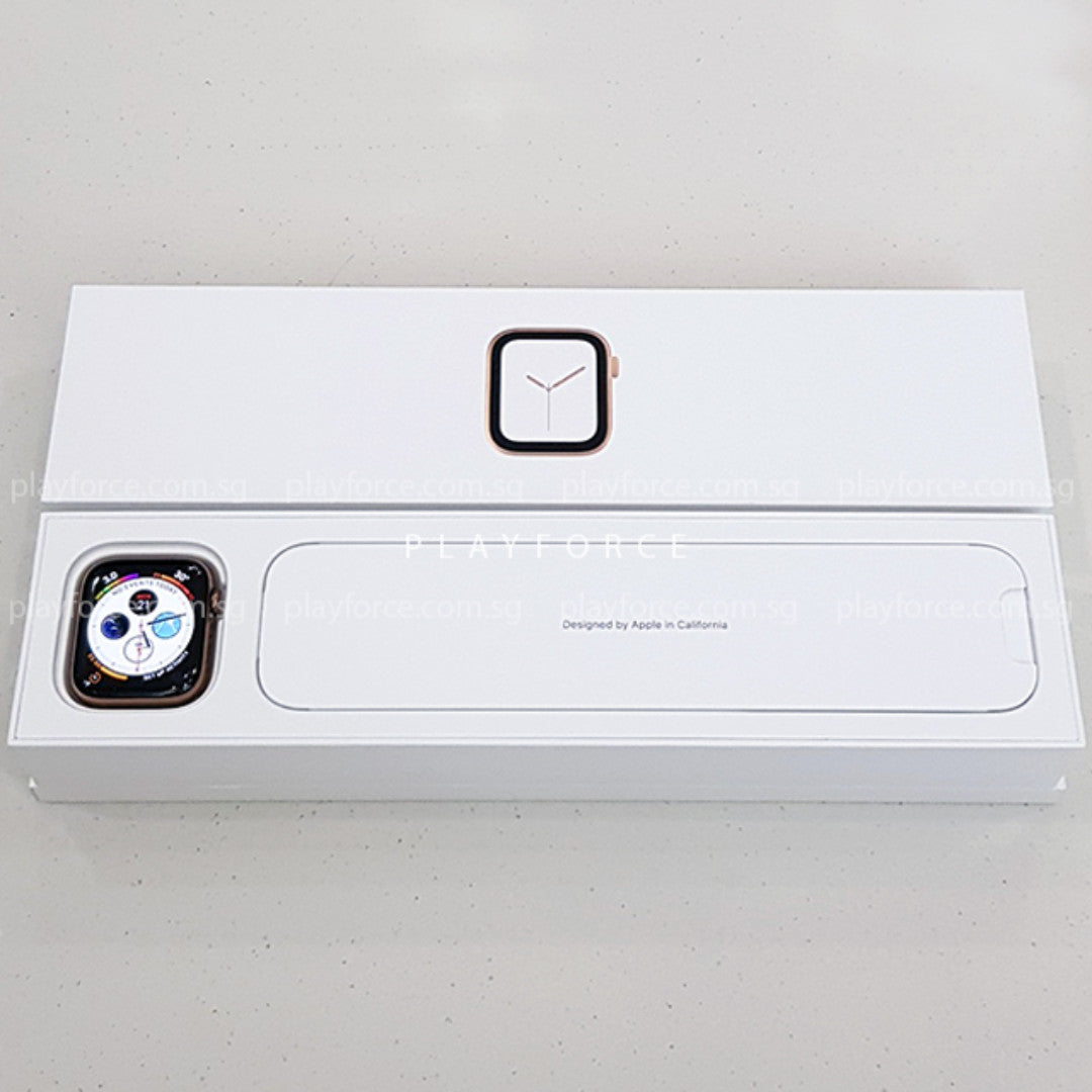 Apple Watch Series 4 44mm Stainless Steel GPS + Cellular Smartwatch - Stay Connected for Fitness, Work & Everyday Use