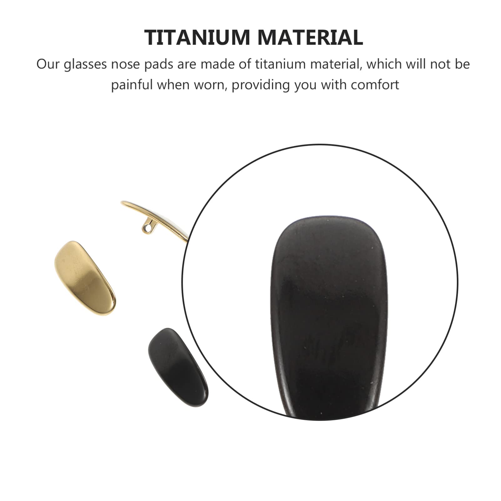 2 Pack Anti-Slip Eyeglass Nose Pads - Soft Silicone Nose Cushions for Comfortable Glasses Wear - Perfect for Reading, Driving & Daily Use