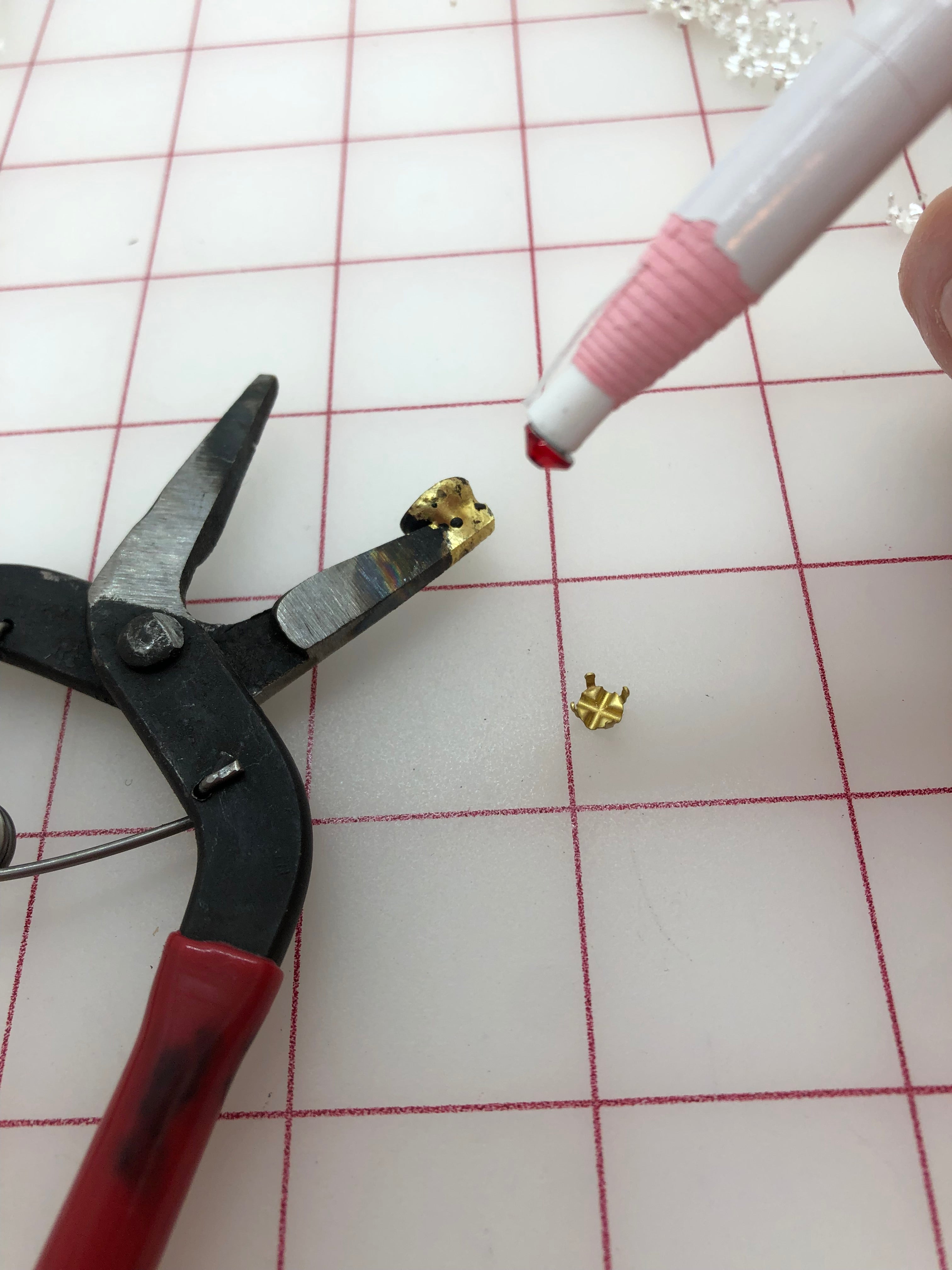 Rose Montee Setting Tool for 34ss Settings - Jewelry Making & Stone Setting Supplies - Perfect for Jewelers, DIY Crafters & Professional Goldsmiths (In Stock)