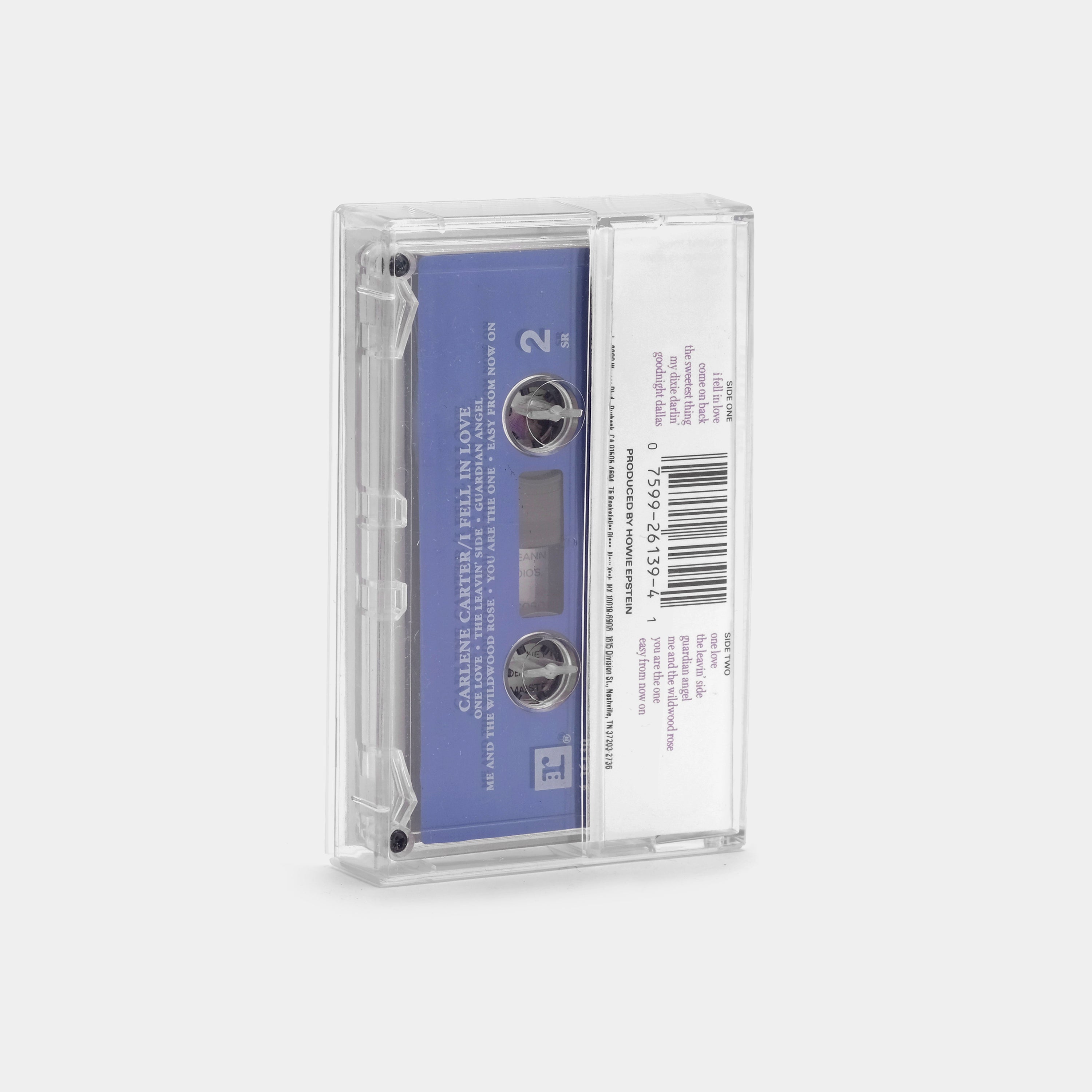 Carlene Carter - I Fell In Love Cassette Tape | Vintage Country Music | Perfect for Collectors & Retro Music Lovers | Home, Car & Gift Use