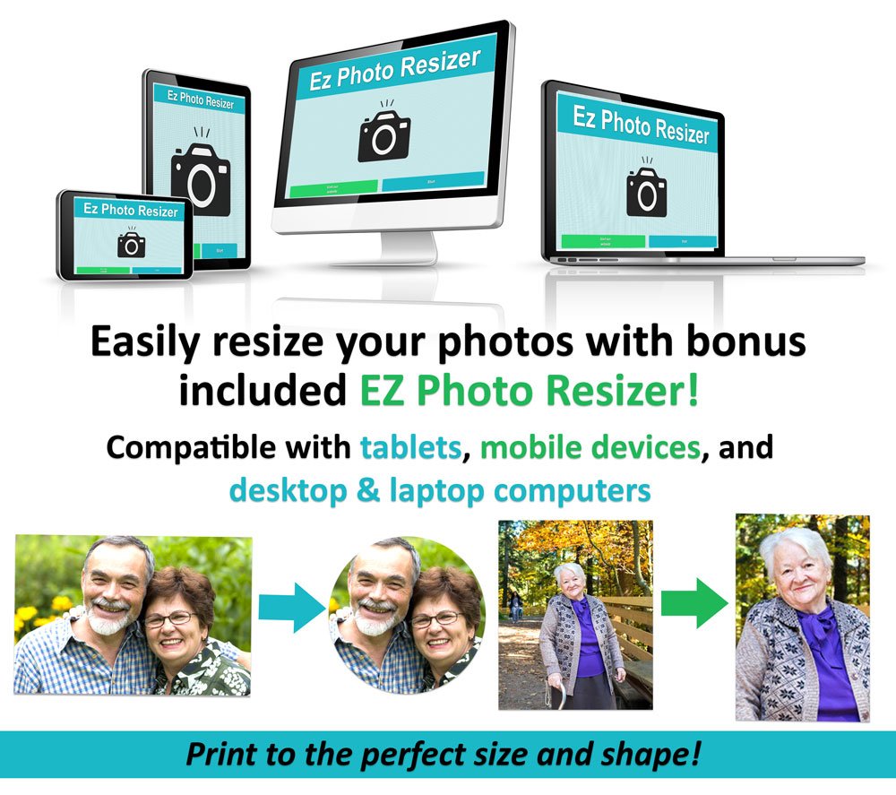 2 Pack Copper Wedding Bouquet Photo Charms - DIY Bridal Memorial Picture Frames with Free Photo Resizing Software - Perfect for Wedding Keepsakes, Bridal Shower Gifts & Memory Preservation