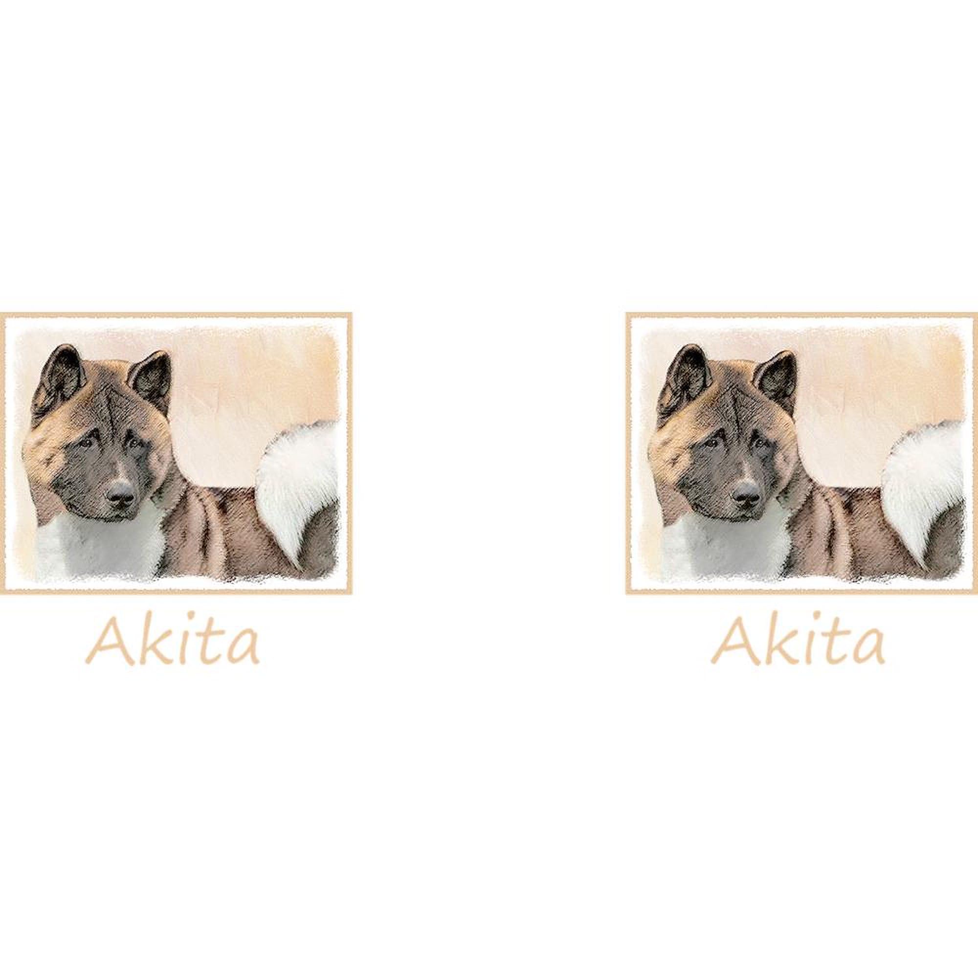 Akita 11 oz (325 ml) Ceramic Coffee Mug - Durable & Stylish White Coffee Cup for Home, Office & Gifts - Perfect for Hot Tea, Coffee & Hot Chocolate