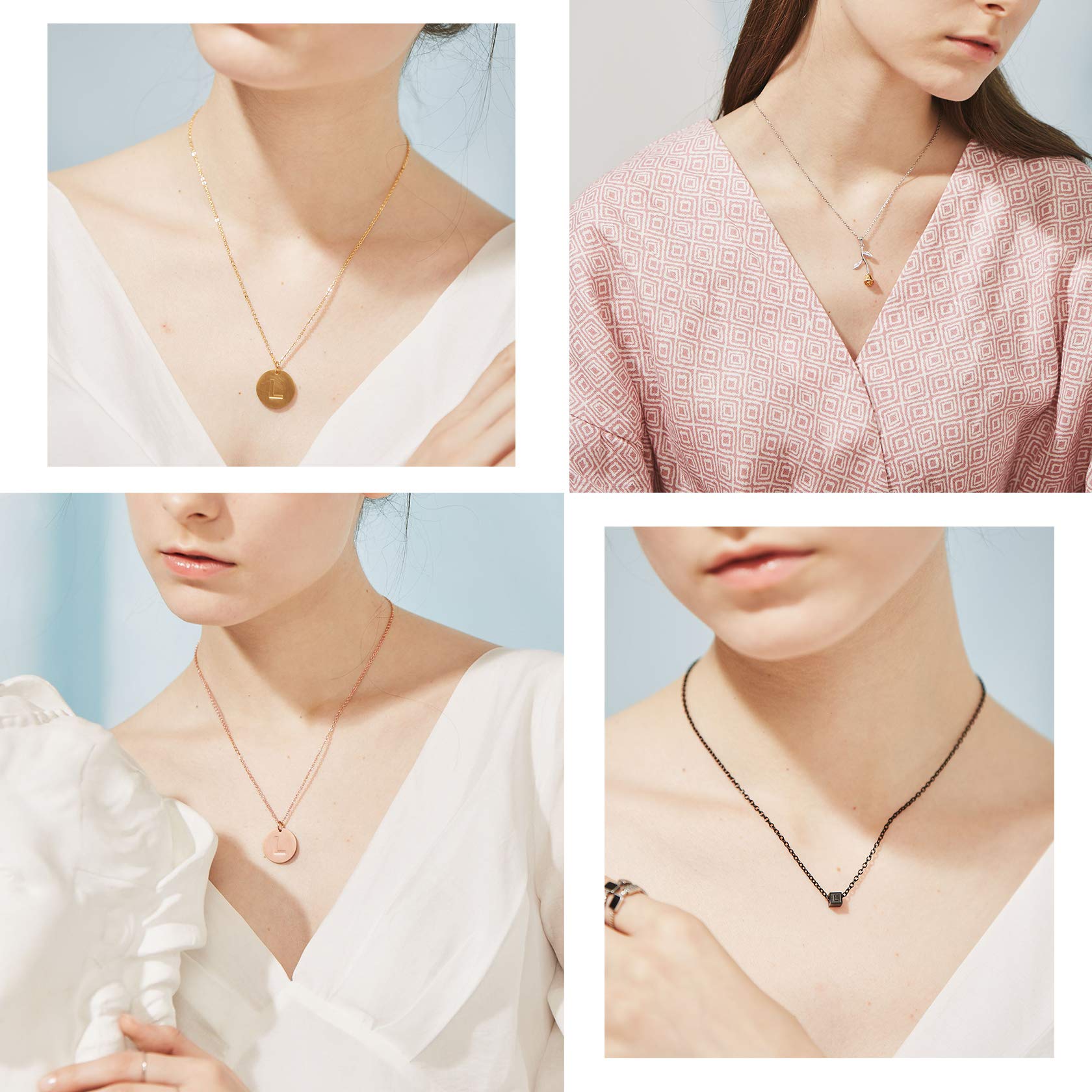 ChainsHouse Thin Rolo Chain Necklaces for Women & Men - 1.4MM/2MM Stainless Steel Cable Chains with 5cm Extender - 14K Gold, Rose Gold & Black Plated Options - 16-30 Inch Adjustable Length - Perfect for Layering, Gifts & Everyday Wear