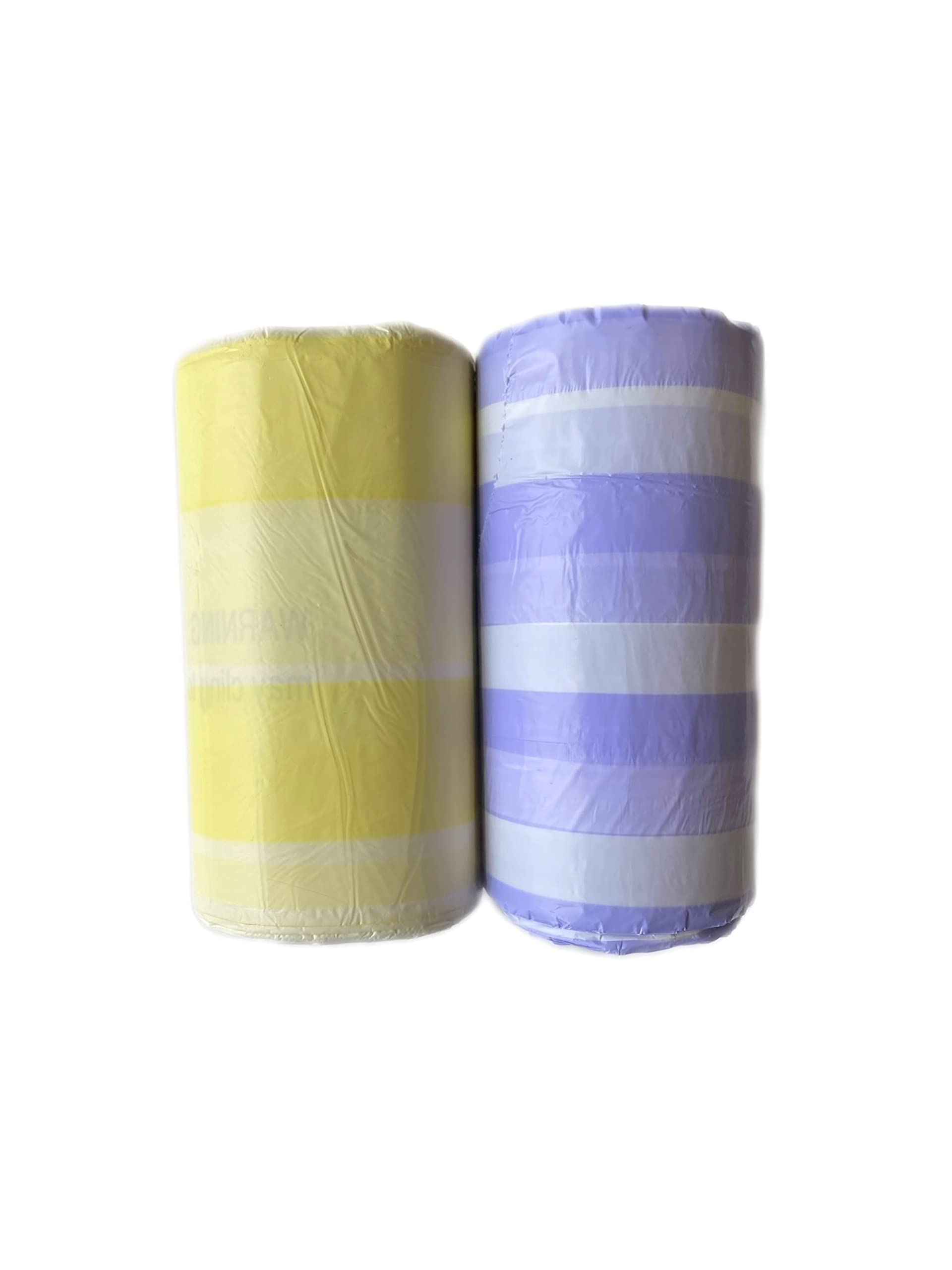 Hero Small Flap-Tie Trash Bags - 4 Gallon, Lavender & Lemon Scented Kitchen Trash Bags, 40 Count (Pack of 2) - Perfect for Bathroom, Office, Dorm Room & Car Waste Disposal