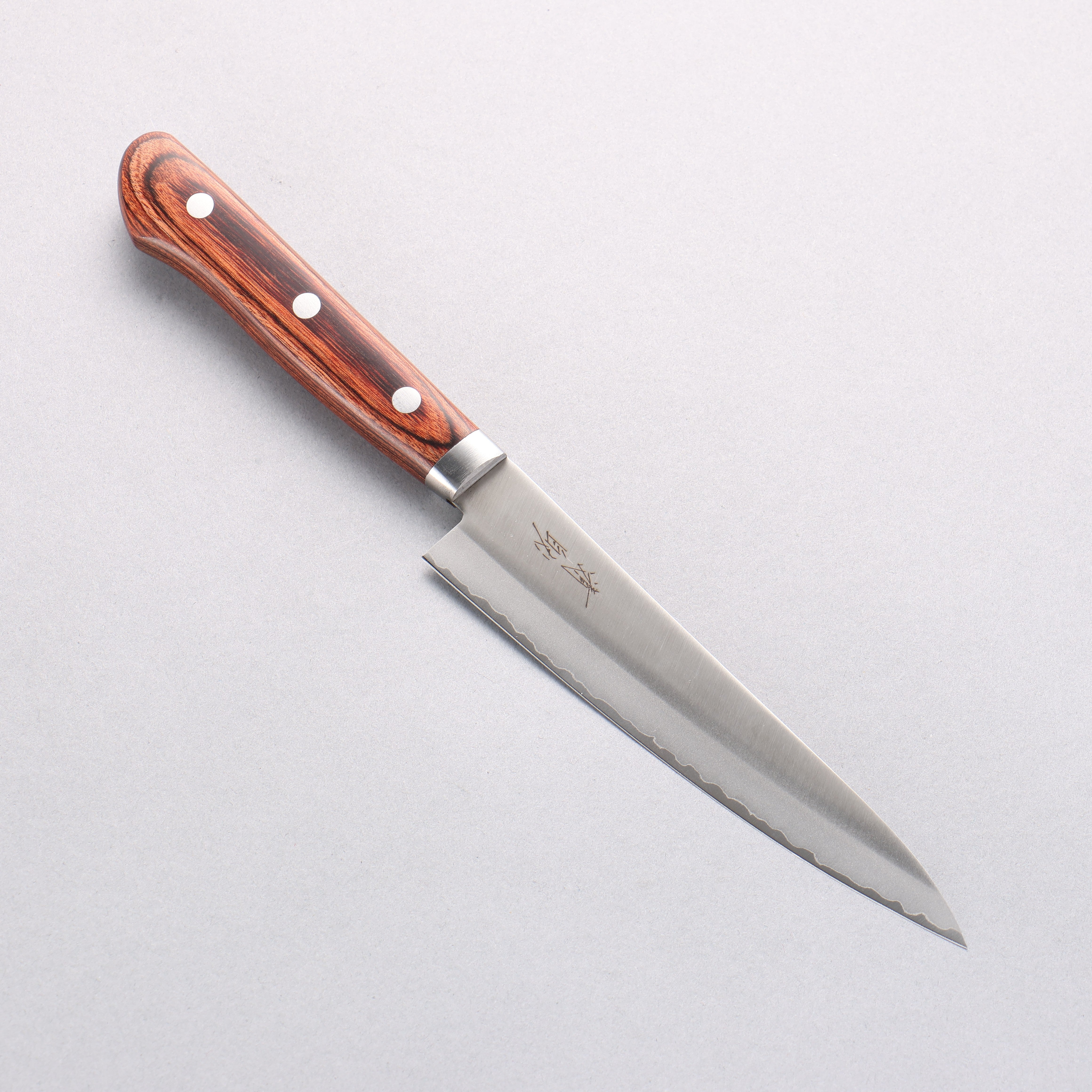 Seisuke VG1 Petty Utility Knife 150mm - Japanese Kitchen Knife with Mahogany Handle for Slicing, Chopping & Precision Cutting