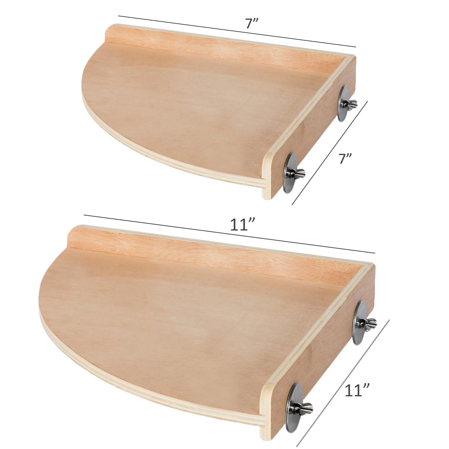 Premium Wooden Platform Set (3 Pack) - Natural Wood Display Stands for Home Decor, Retail Shelving, and DIY Projects - Perfect for Showcasing Plants, Books, and Collectibles