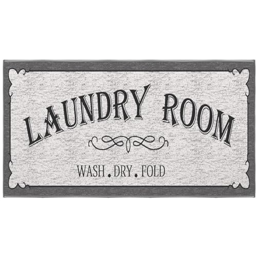 Laundry Grey Text