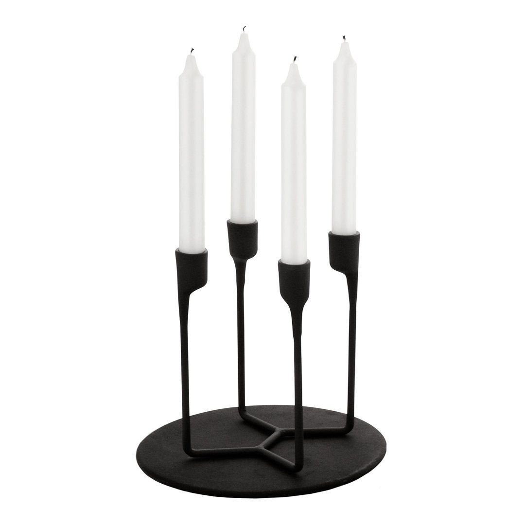 Heima 4-Arm Candle Holder Set of 4 - Elegant Home Decor for Dining Table, Wedding Centerpiece, and Romantic Ambiance Lighting