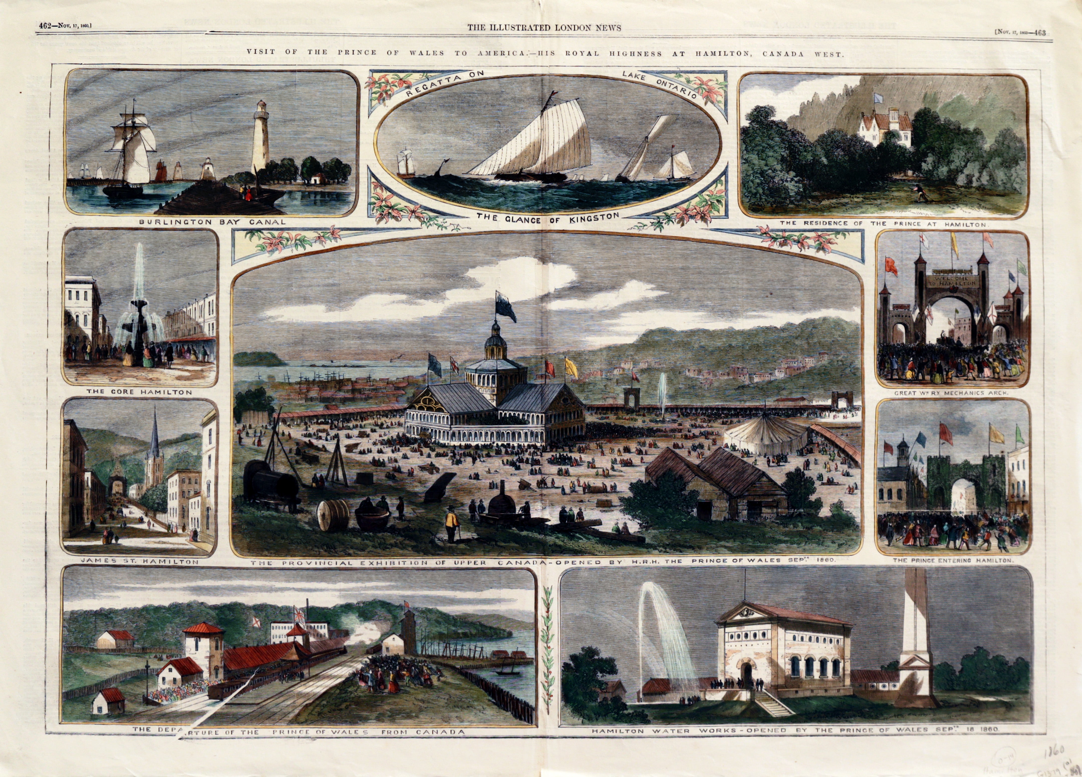 1860 Illustrated London News Newspaper - November 17, 1860 Edition (Recto Verso, Colored) | Vintage Collectible, Historical Artifact, Home Decor & Gift Idea