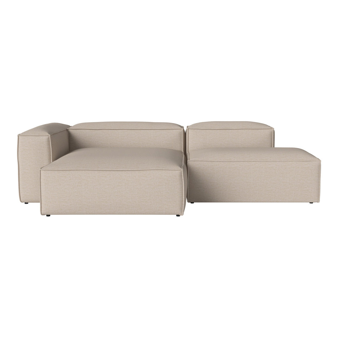 Cosima 2 Seater Sofa with Open End & Chaise - Modern Living Room Furniture for Small Spaces | Perfect for Apartments, Condos and Cozy Home Decor
