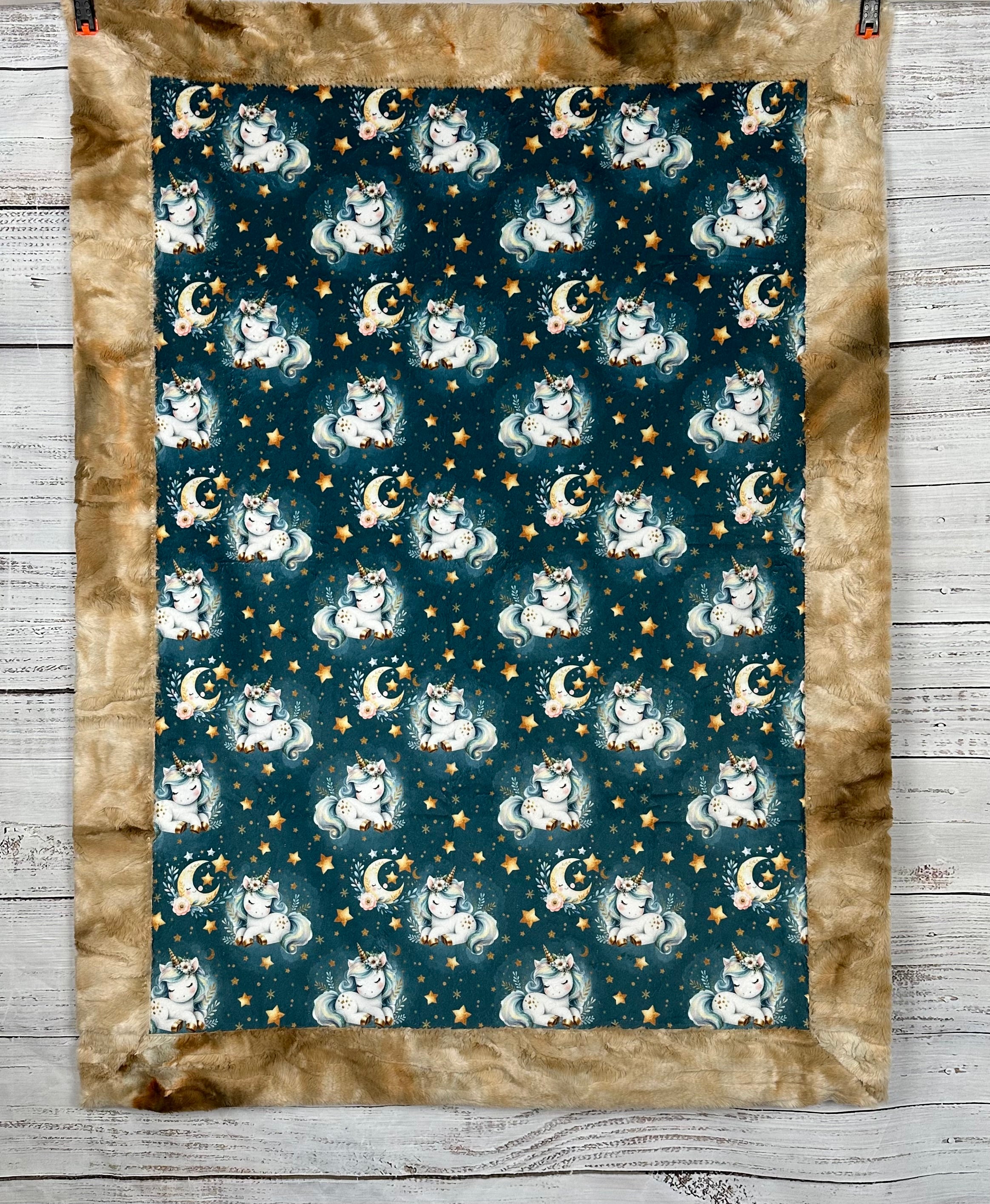 Soft Tie Dye Unicorn Baby Blanket 34x45