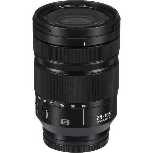 Panasonic Lumix S 24-105mm f/4 Macro OIS Lens - Full Frame Mirrorless Camera Lens with Optical Image Stabilization for Portrait, Travel & Low Light Photography