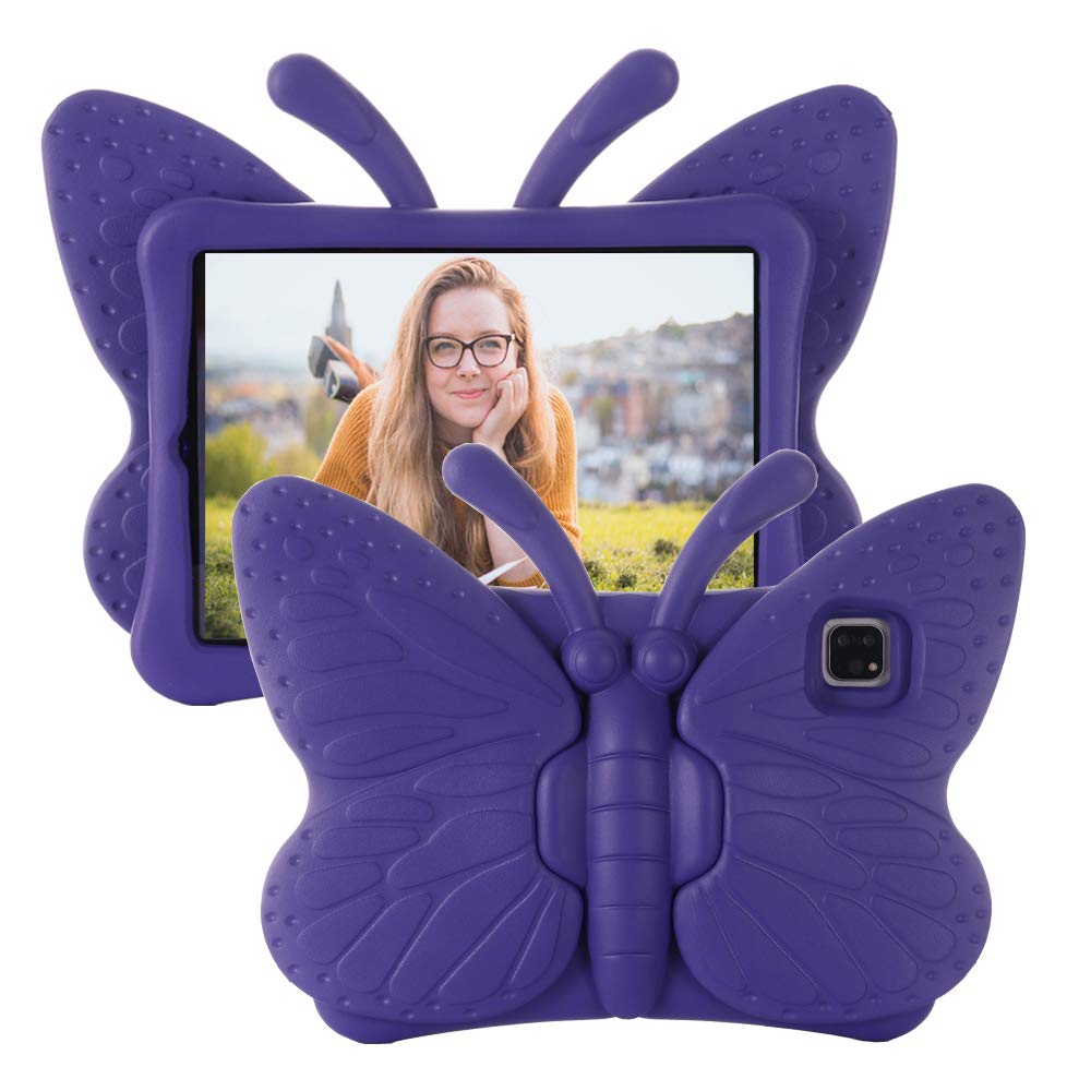 iPad Air 5th/4th Gen & iPad Pro 11 Inch Case for Kids & Girls - Cute Butterfly Shockproof EVA Foam Stand Cover Compatible with 11