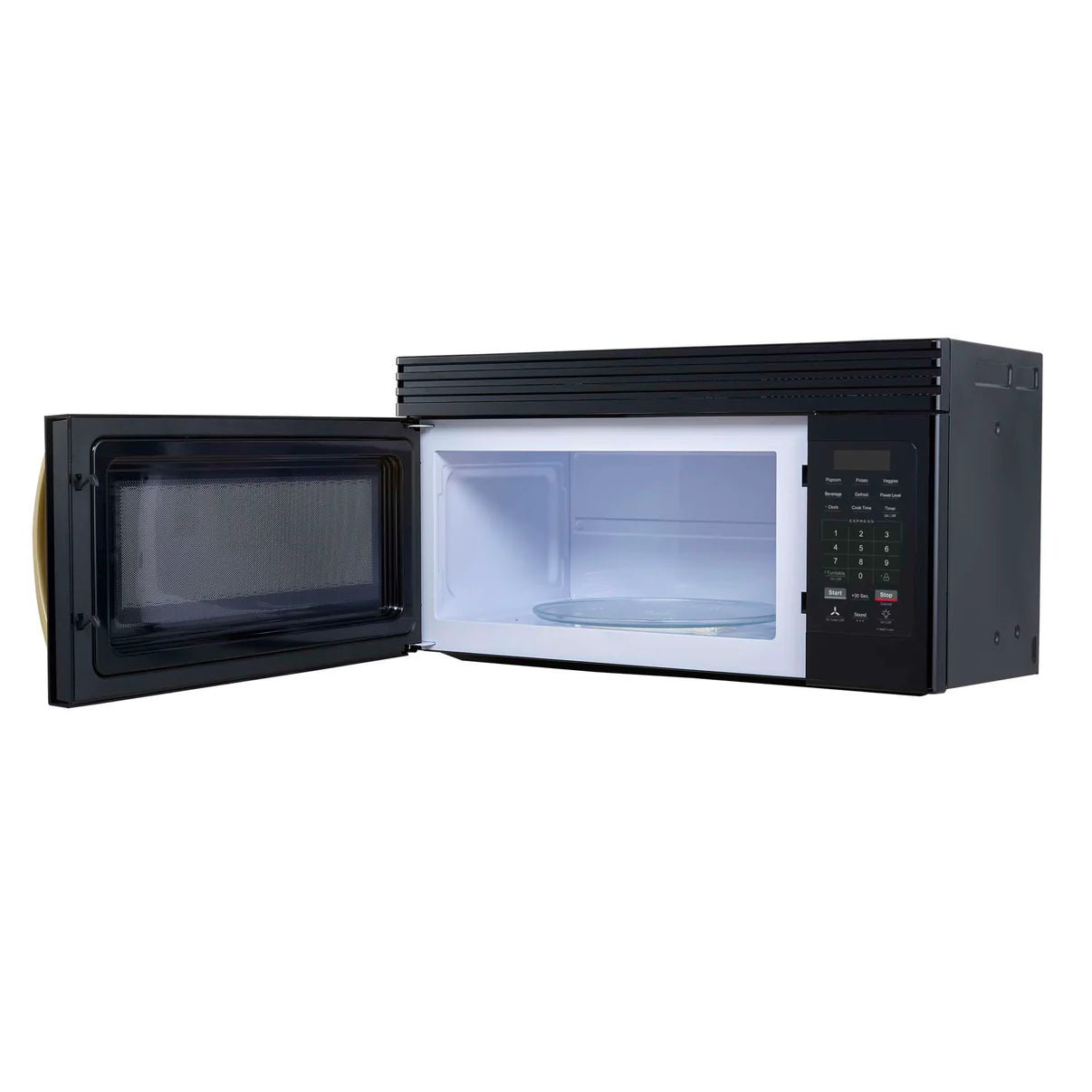 Forno Scalo 30-Inch Over the Range Microwave Oven - Black Stainless Steel, FOTR3007 30BLK - Perfect for Kitchen Remodeling & Space-Saving Cooking