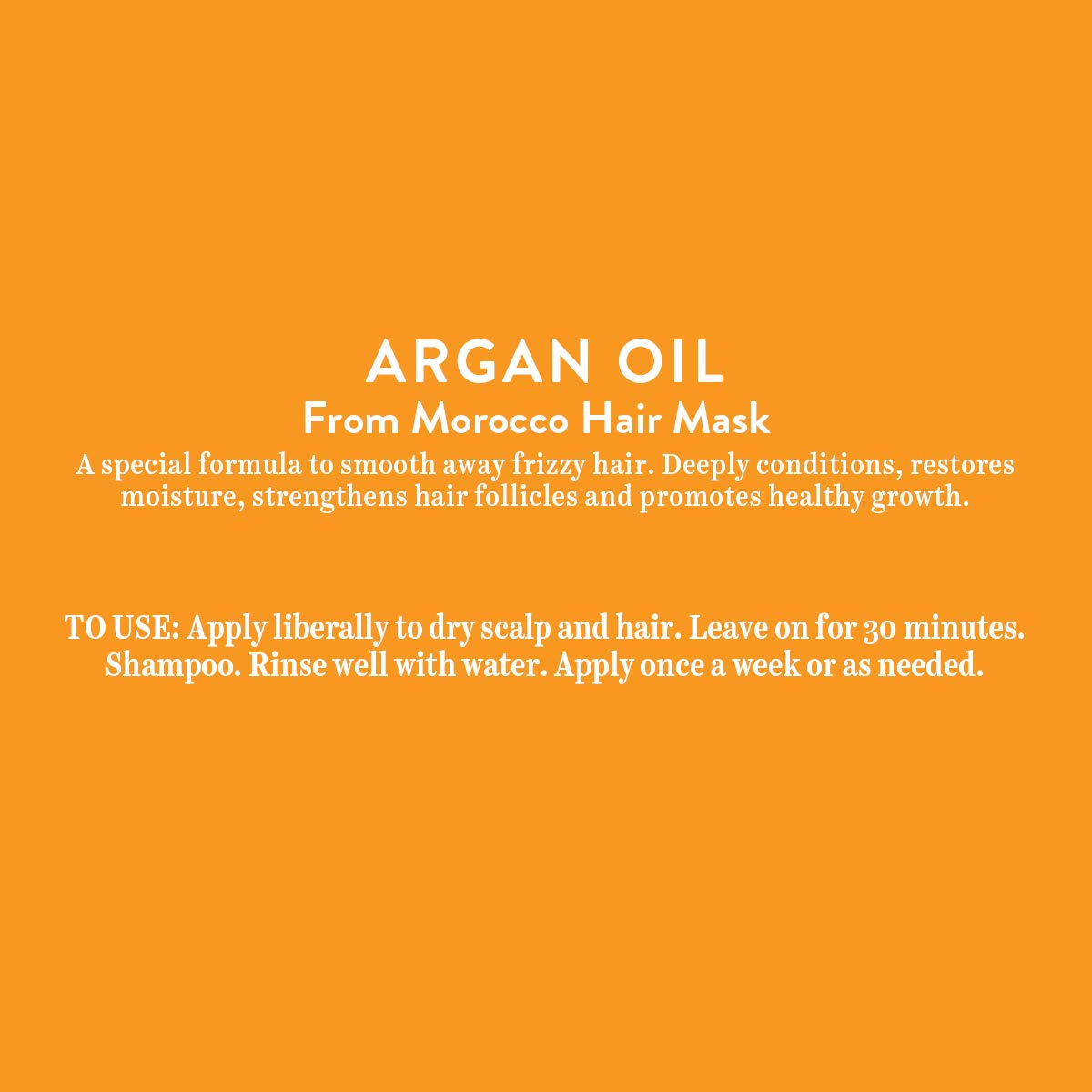 Biotique Argan Oil Hair Mask from Morocco - Deep Conditioning Treatment for Frizz-Free, Stronger & Healthier Hair - 175g (6.17oz) - Ideal for Dry, Damaged & Color-Treated Hair - At-Home Spa Treatment & Salon-Quality Results