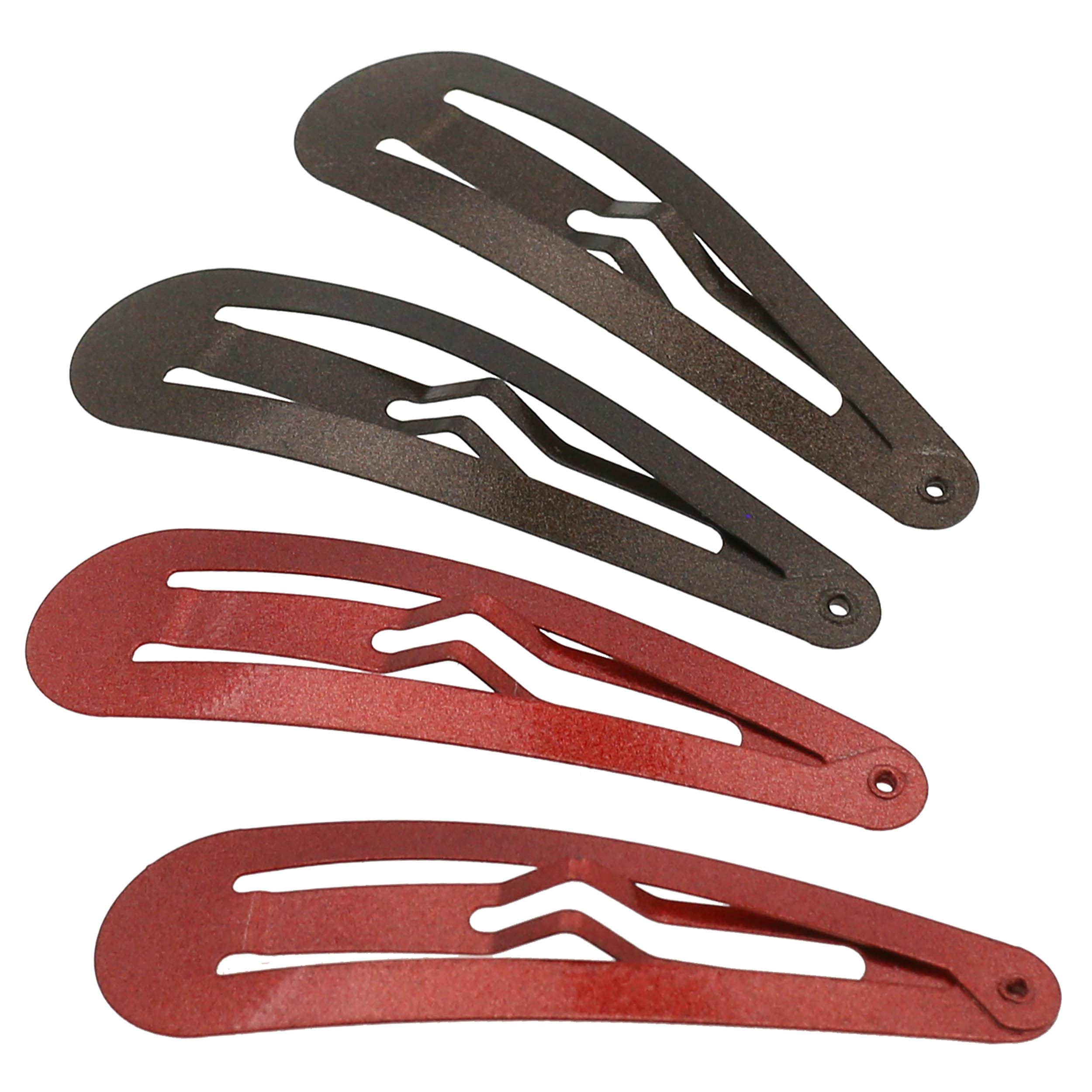 Camila Paris CP1330F French Hair Barrettes Clips for Women - Strong Hold No Slip Metal Snap Hair Slides | Elegant Hair Accessories for Styling, Work & Special Occasions | Made in France
