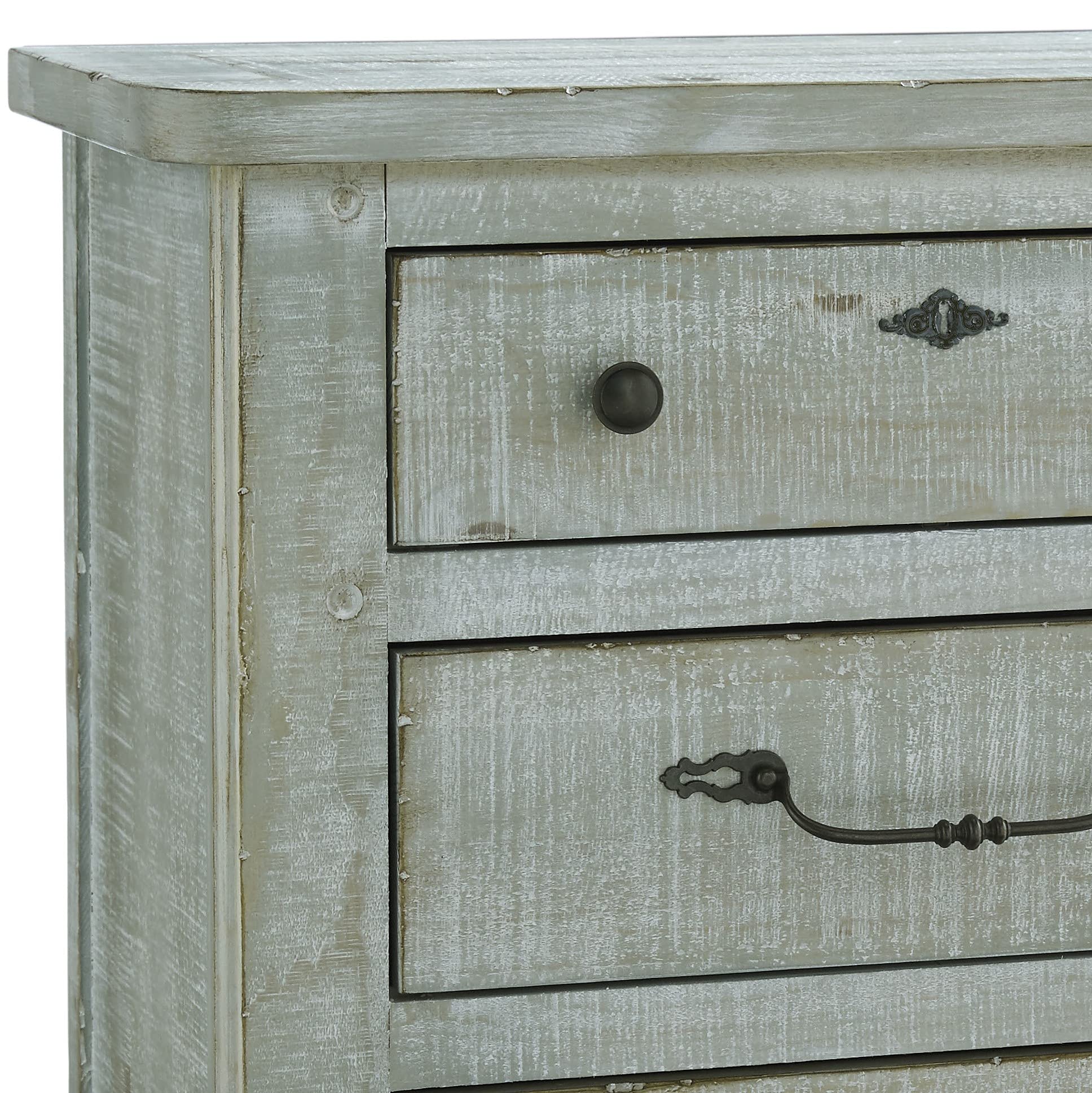 Progressive Furniture Chatsworth Nightstand - Mint Green Finish, Modern Bedside Table with Storage for Bedroom, Living Room, or Guest Room