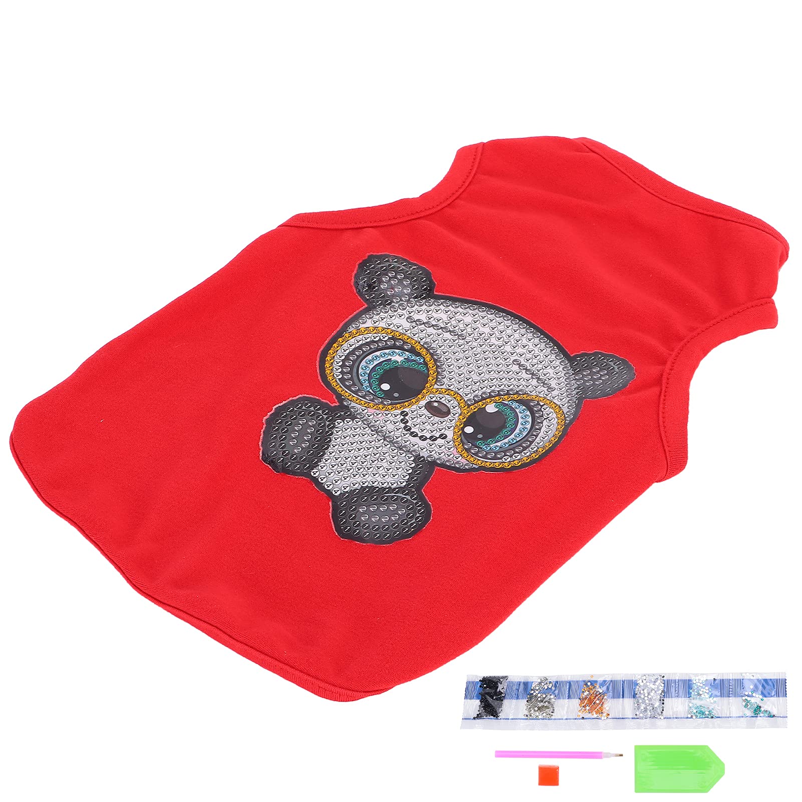 Dog T-Shirt for Small & Medium Dogs - Comfortable Puppy Apparel, Pet Vest in Red Size S - Perfect for Walks, Playtime & Photo Shoots