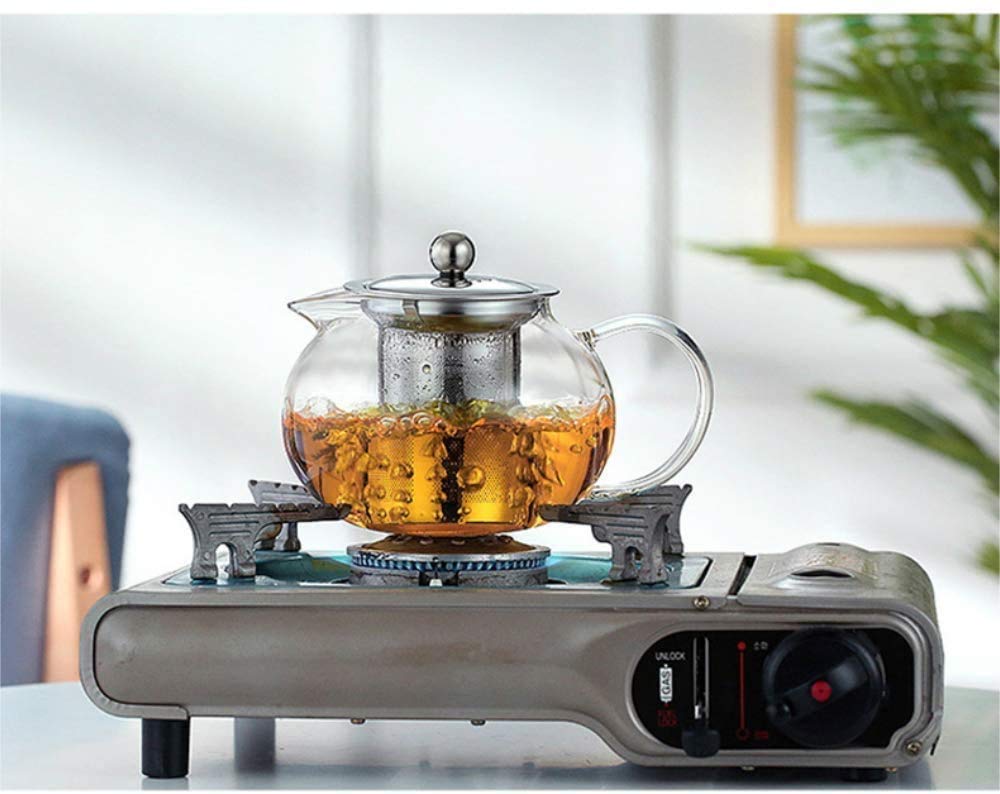 Premium Glass Teapot with Removable Infuser - 32oz Blooming & Loose Leaf Tea Maker, Iced Tea Brewer Set for Home, Office & Gift Giving | Perfect for Tea Ceremonies, Afternoon Tea & Relaxation