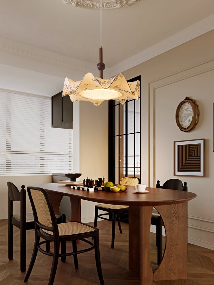 Bellara Pendant Light - Modern Glass Hanging Lamp for Kitchen Island, Dining Room & Bedroom Lighting | Dimmable LED Ceiling Fixture with Adjustable Height