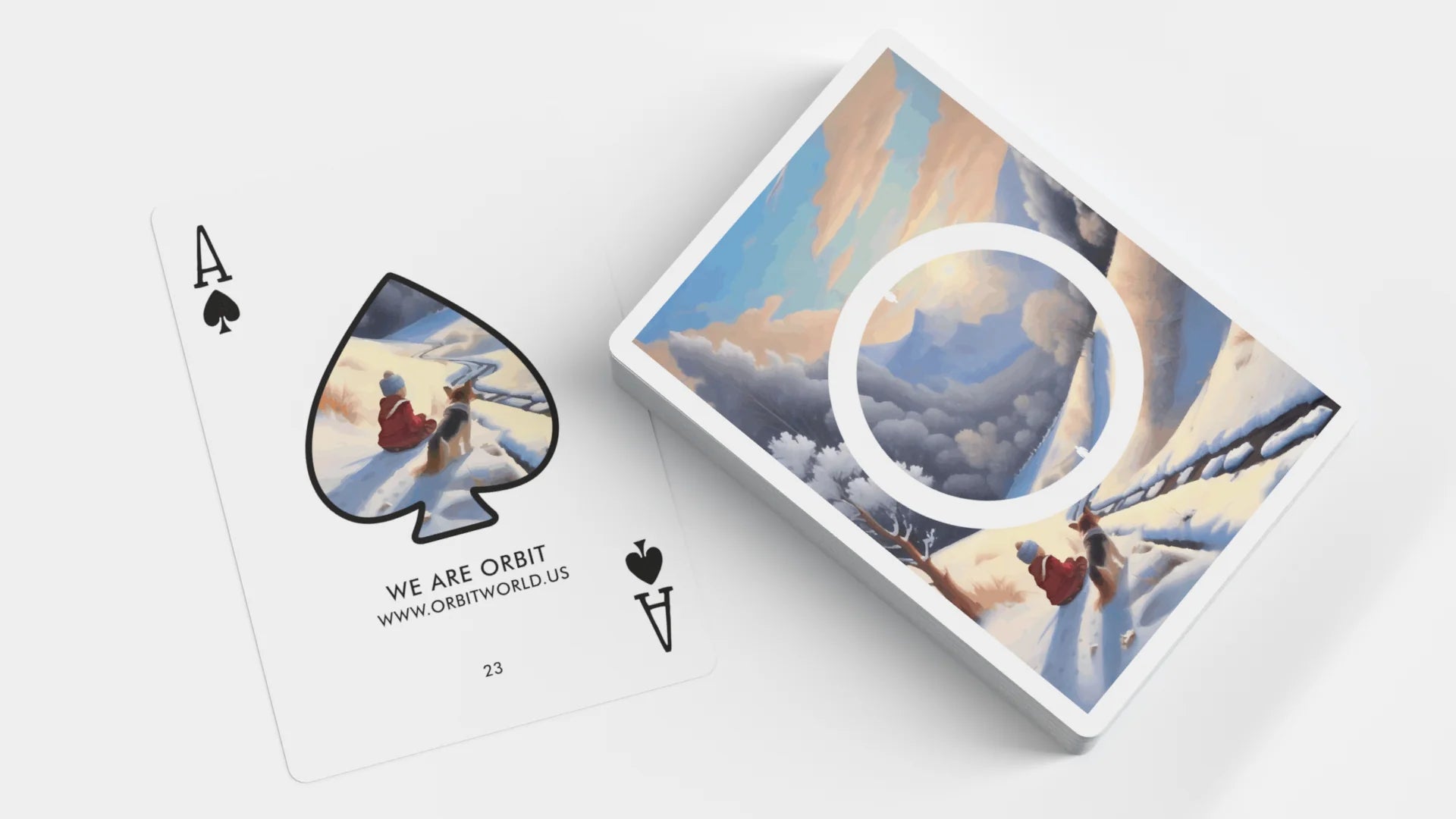Orbit Christmas Playing Cards V3 - Premium Holiday-Themed Deck for Family Games & Magic Tricks | Perfect for Christmas Parties, Stocking Stuffers & Card Collectors