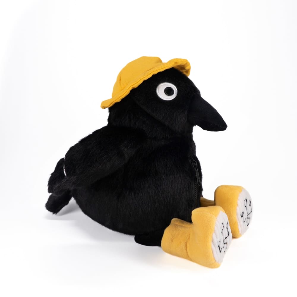 Plushie Dreadfuls Crowful Crow Stuffed Animal Toy - Cute & Soft Plush Crow for Halloween Decor, Gothic Gifts & Kawaii Collectibles