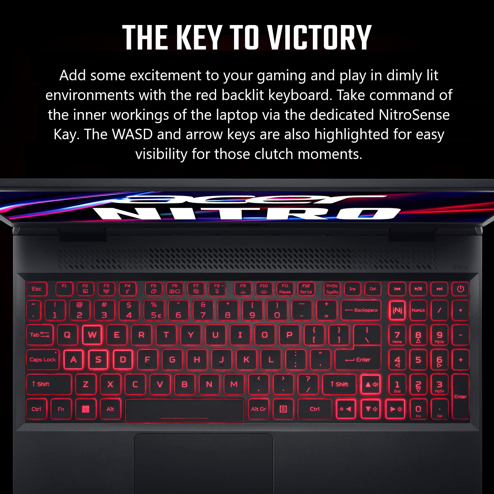 Acer Nitro 5 AN515-58-57Y8 Gaming Laptop - Intel Core i5-12500H, NVIDIA RTX 3050 Ti, 15.6