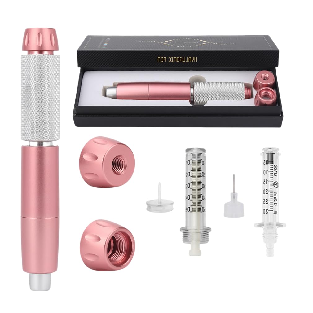 2in1 0.3 & 0.5ml Adjustable Skin Lifting Machine Empty Ampoule Nozzles Adapters - No Hyaluronic Acid Serum Included | Perfect for Dermal Filler, Mesotherapy & Skin Rejuvenation Treatments
