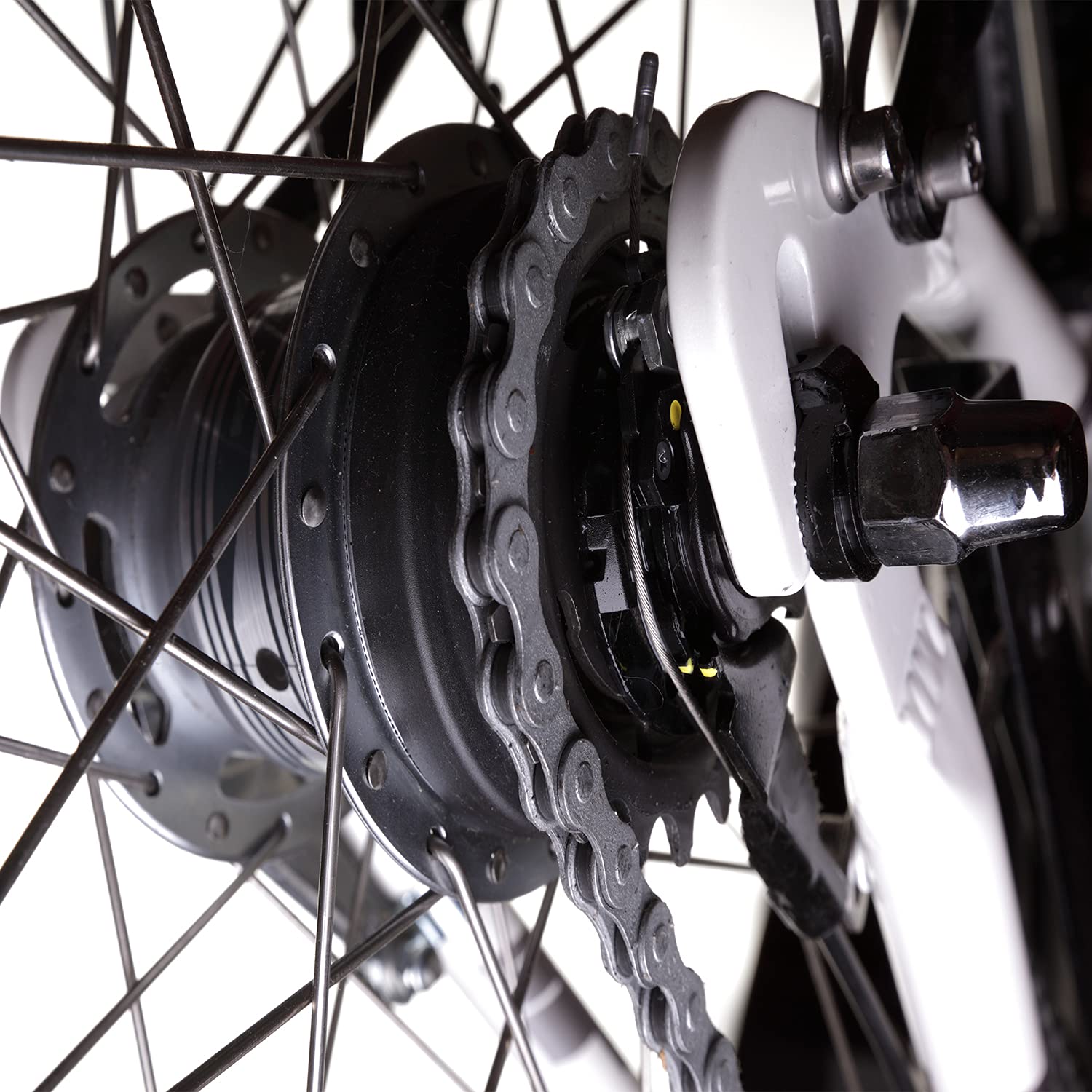 Single Speed Bike Chain - 1/2x1/8 Inch 1-Speed Bicycle Chain with 116 Links - Perfect for Urban Commuting & Fixie Bikes