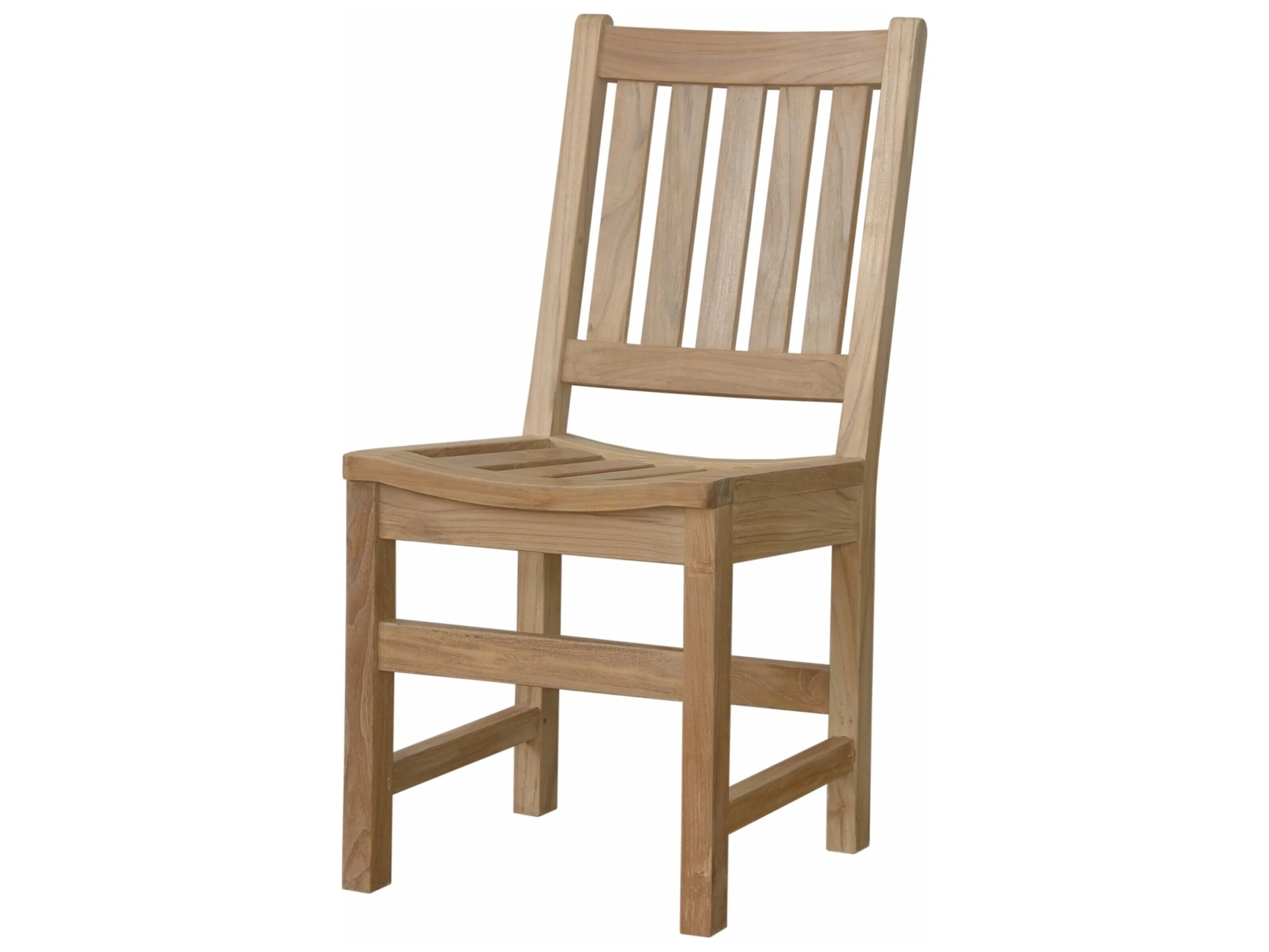 Anderson Teak 5-Piece Outdoor Dining Table Set with 4 Chairs - 36 Inch Round Table - Weather-Resistant Patio Furniture for Garden, Deck, and Backyard Dining