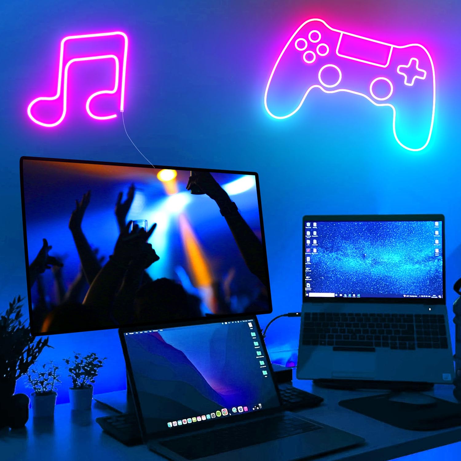 16.4ft RGB LED Neon Rope Lights with Remote & APP Control - IP65 Waterproof, Flexible 24V Music Sync Neon Strip Lights for Bedroom, Party, Bar, Outdoor Decor - Perfect for Wall Accents, Wedding Backdrops & Holiday Lighting