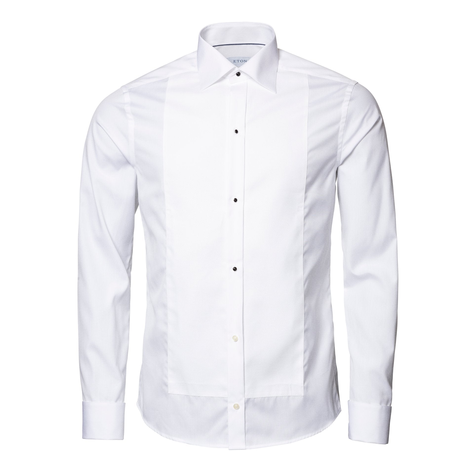 ETON Marcella Stud Front Cotton Dinner Shirt for Men - Classic White Formal Shirt for Weddings, Parties & Business Events